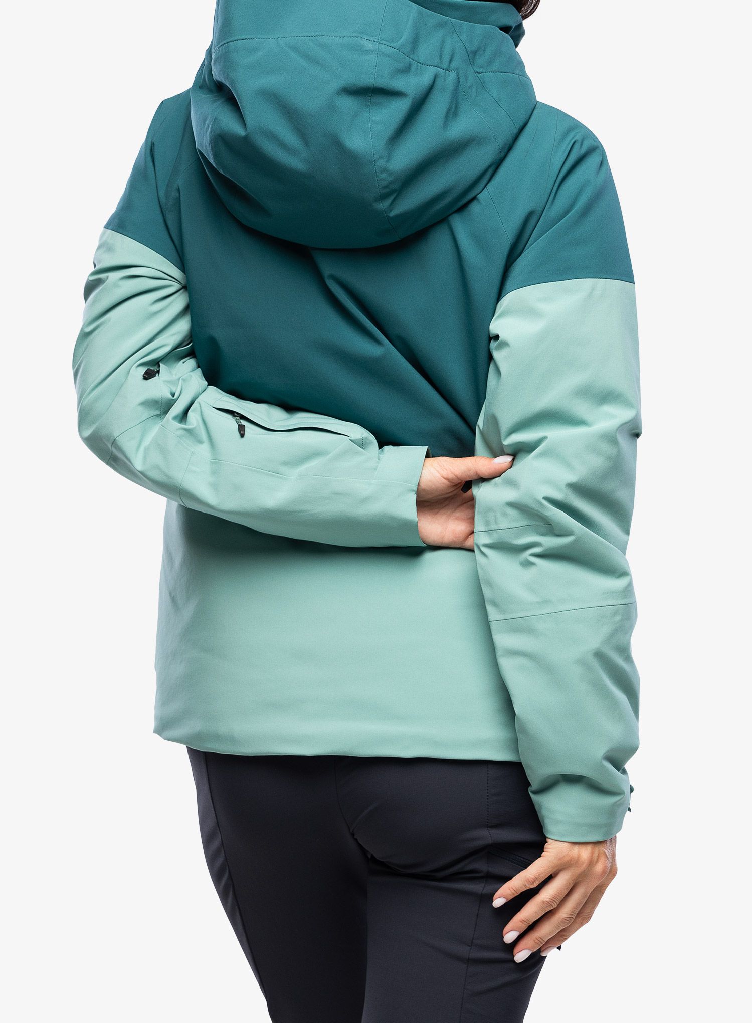 Ženska smučarska jakna Marmot Pace Jacket - dark jungle/blue agave