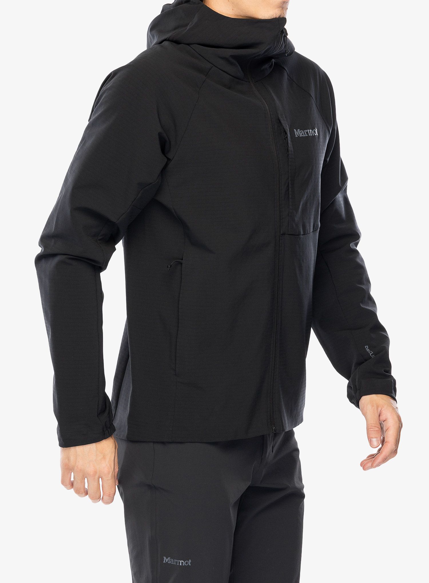 Vetrovka Marmot Pinnacle DriClime Hoody - black