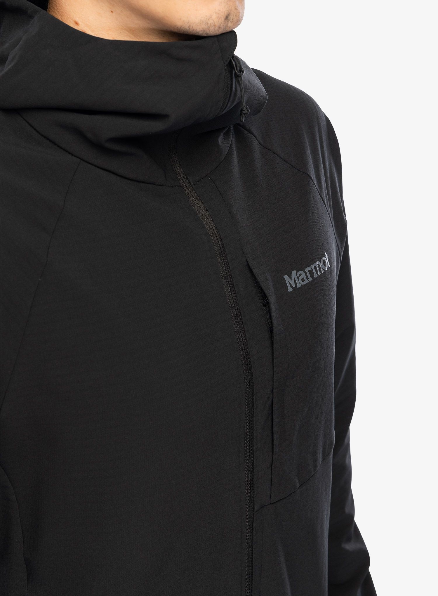 Vetrovka Marmot Pinnacle DriClime Hoody - black