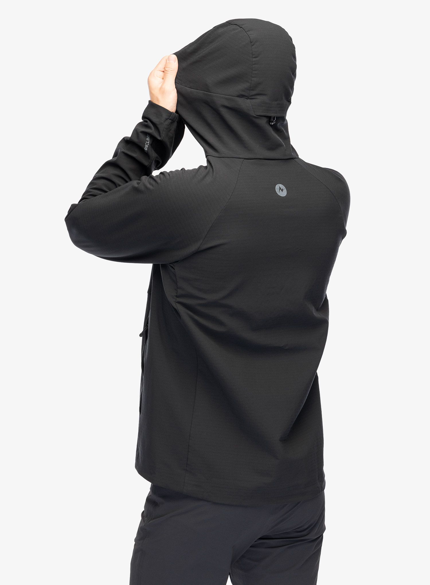 Vetrovka Marmot Pinnacle DriClime Hoody - black