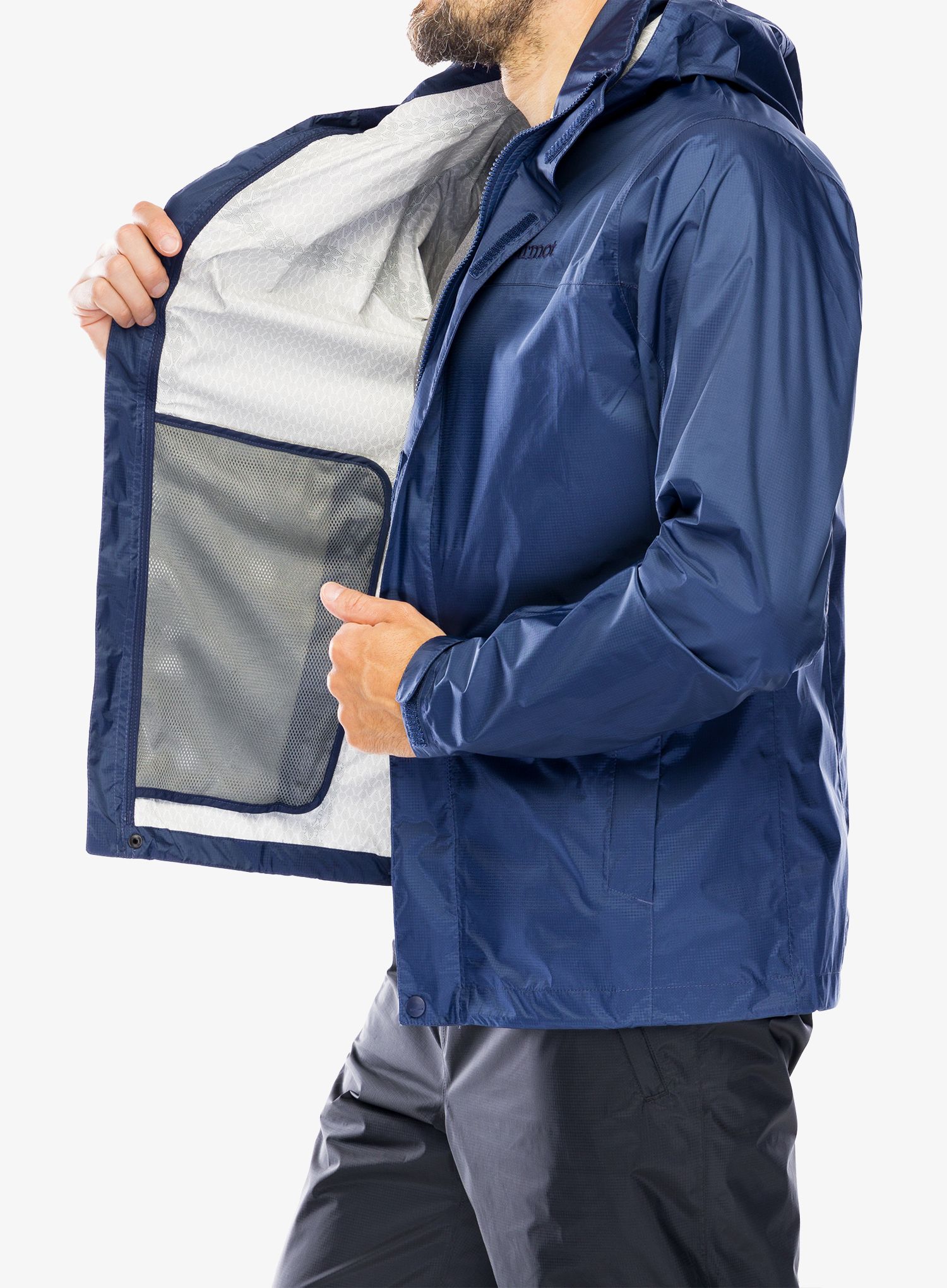 Nepremočljiva jakna Marmot PreCip Eco Jacket - arctic navy