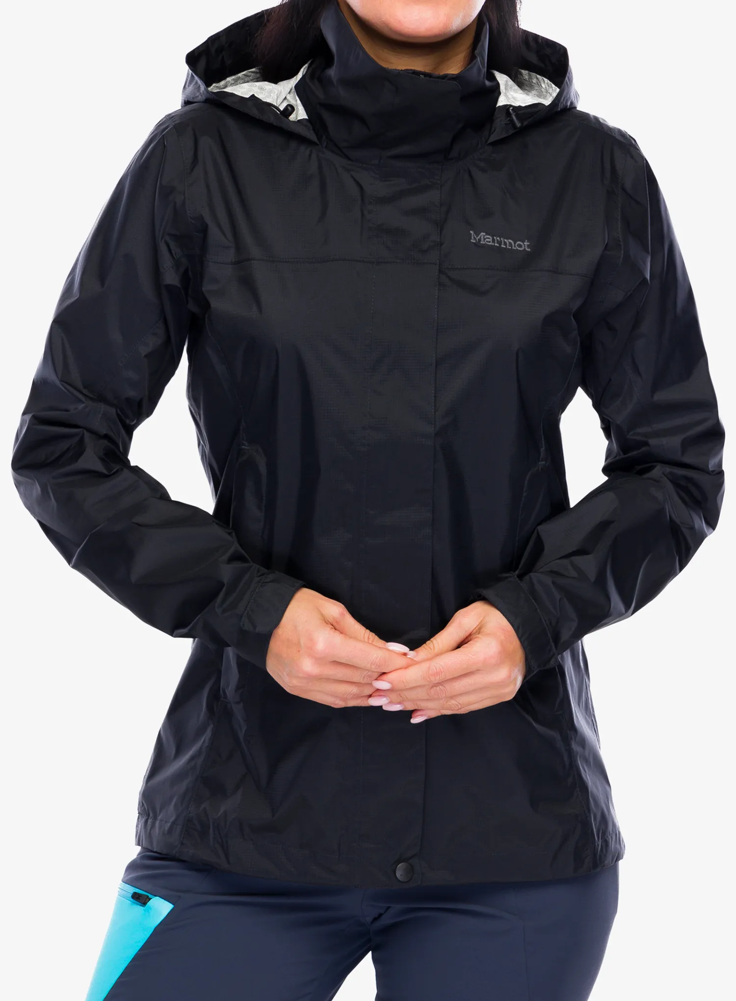 Ženska nepremočljiva jakna Marmot PreCip Eco Jacket - black/black