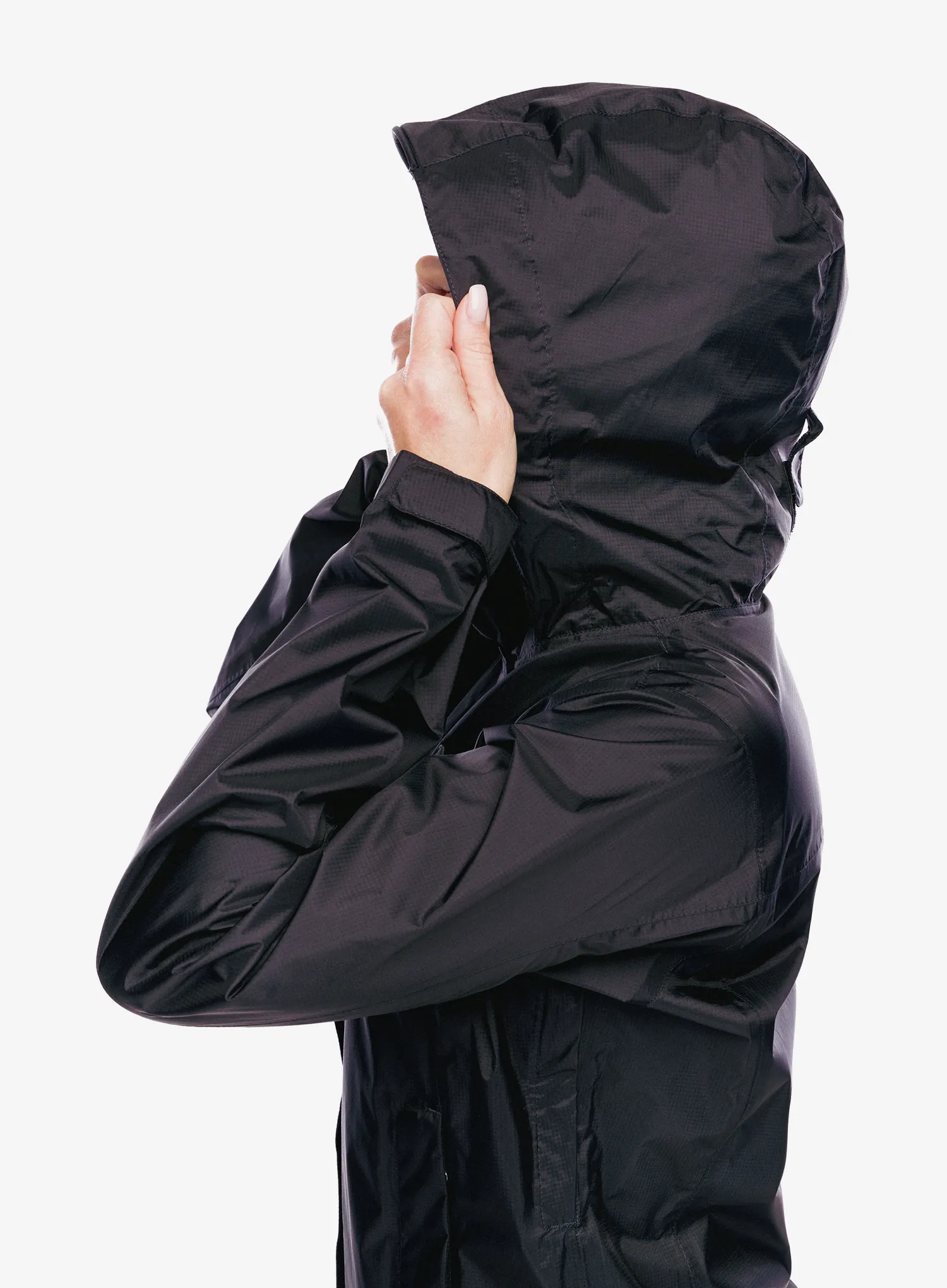 Ženska nepremočljiva jakna Marmot PreCip Eco Jacket - black/black