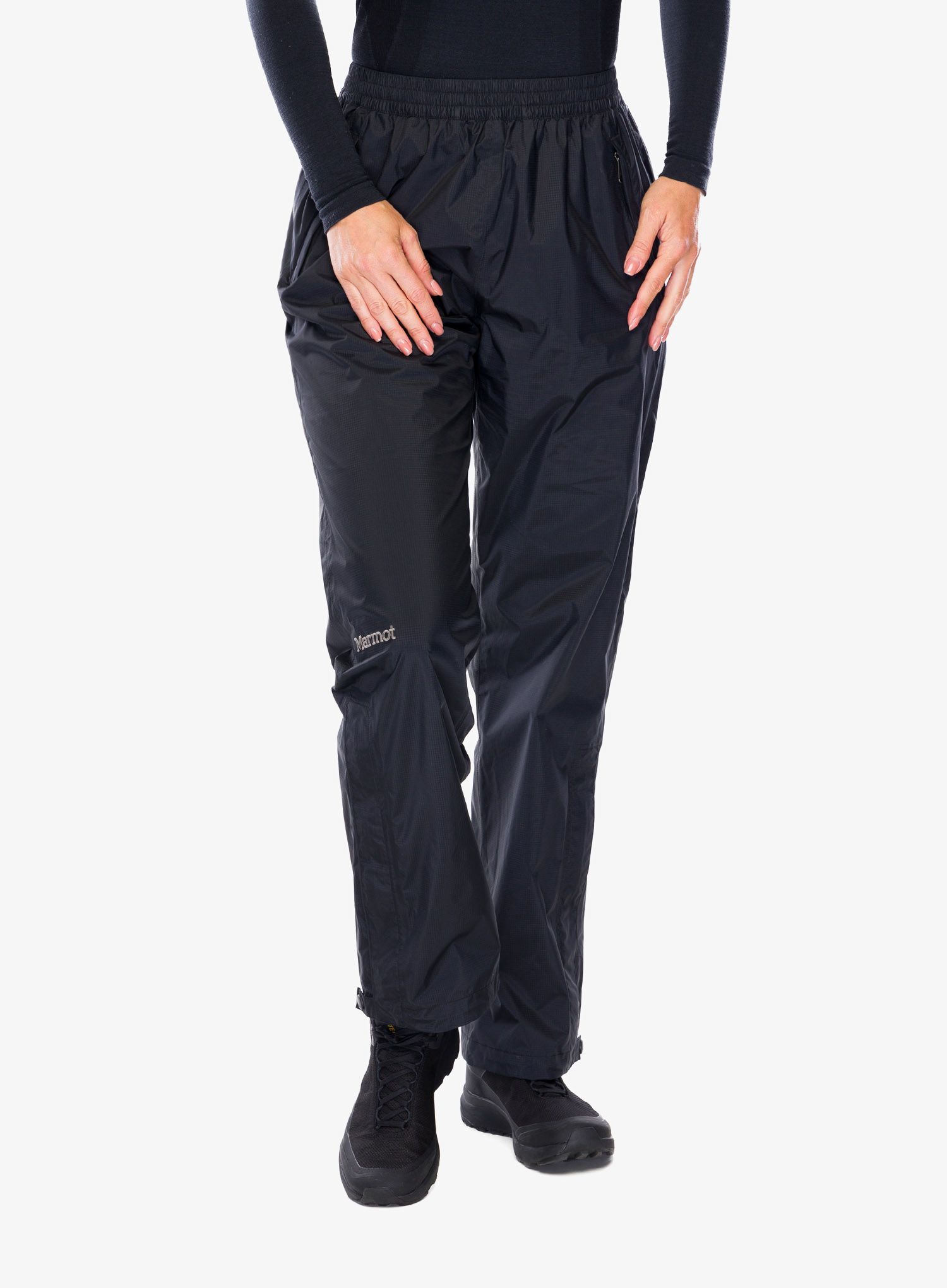 Ženske nepremočljive hlače Marmot Precip Eco Pant - blck