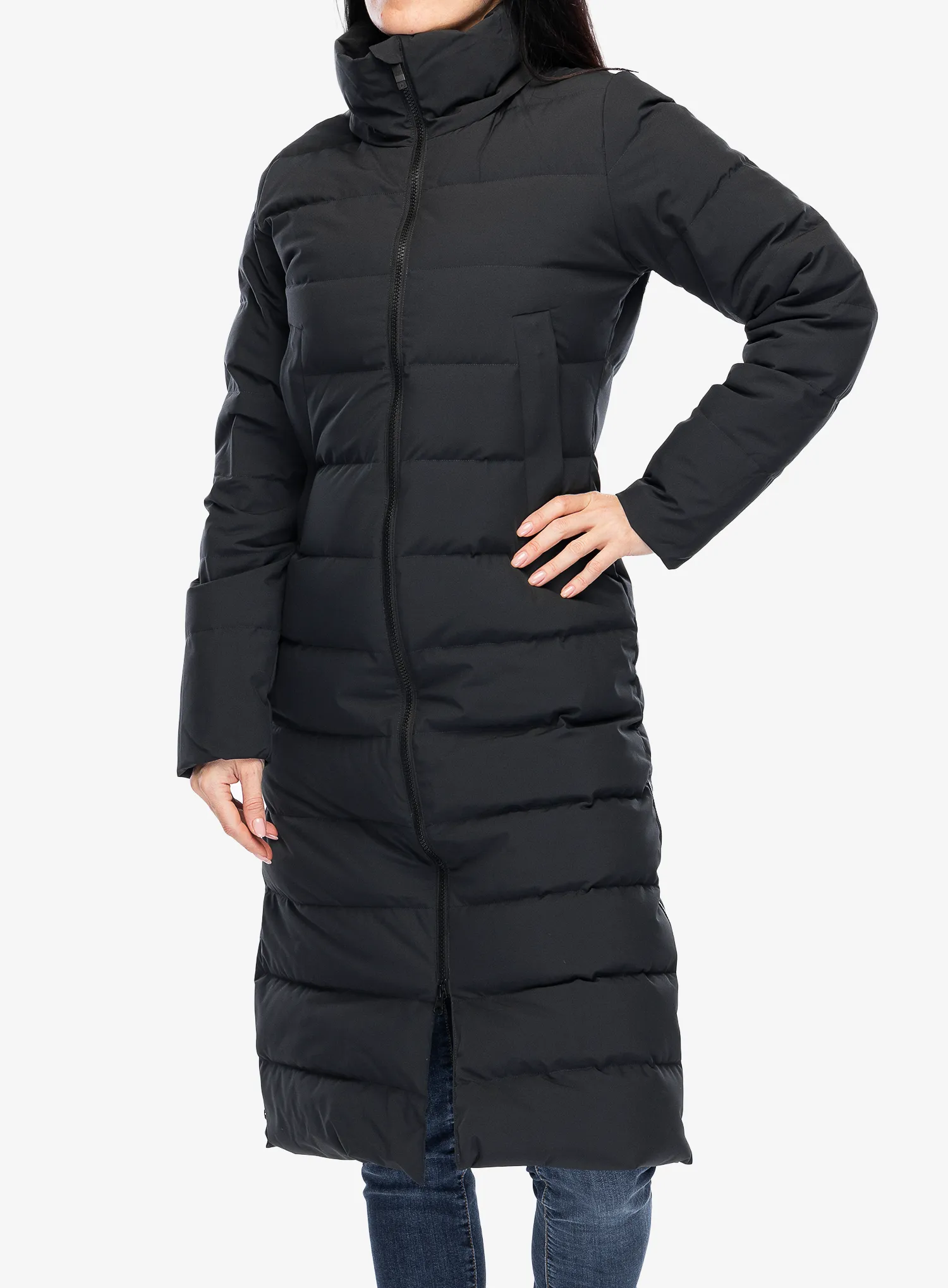 Puhast plašč Marmot Prospect Coat - black/black
