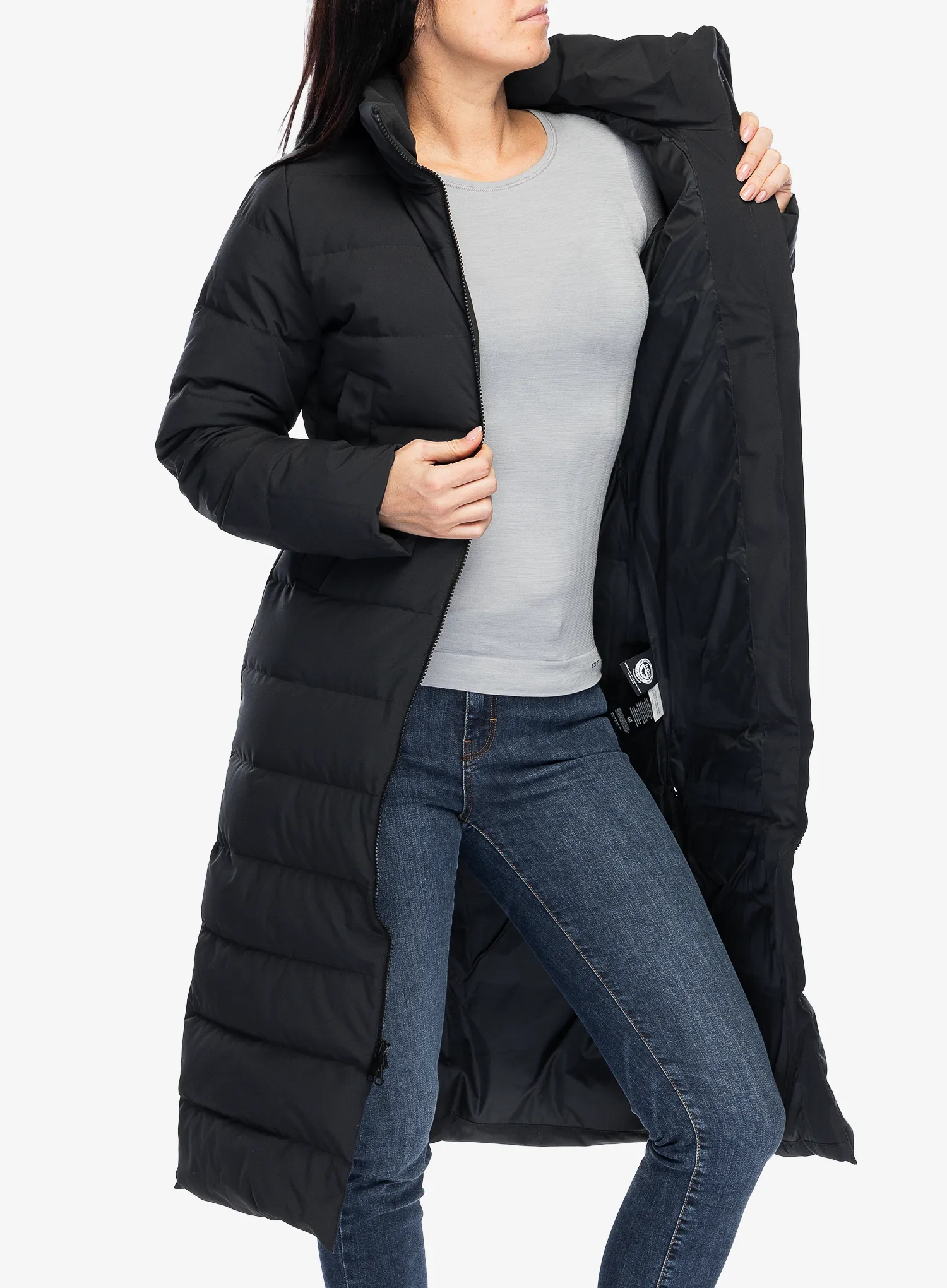Puhast plašč Marmot Prospect Coat - black/black