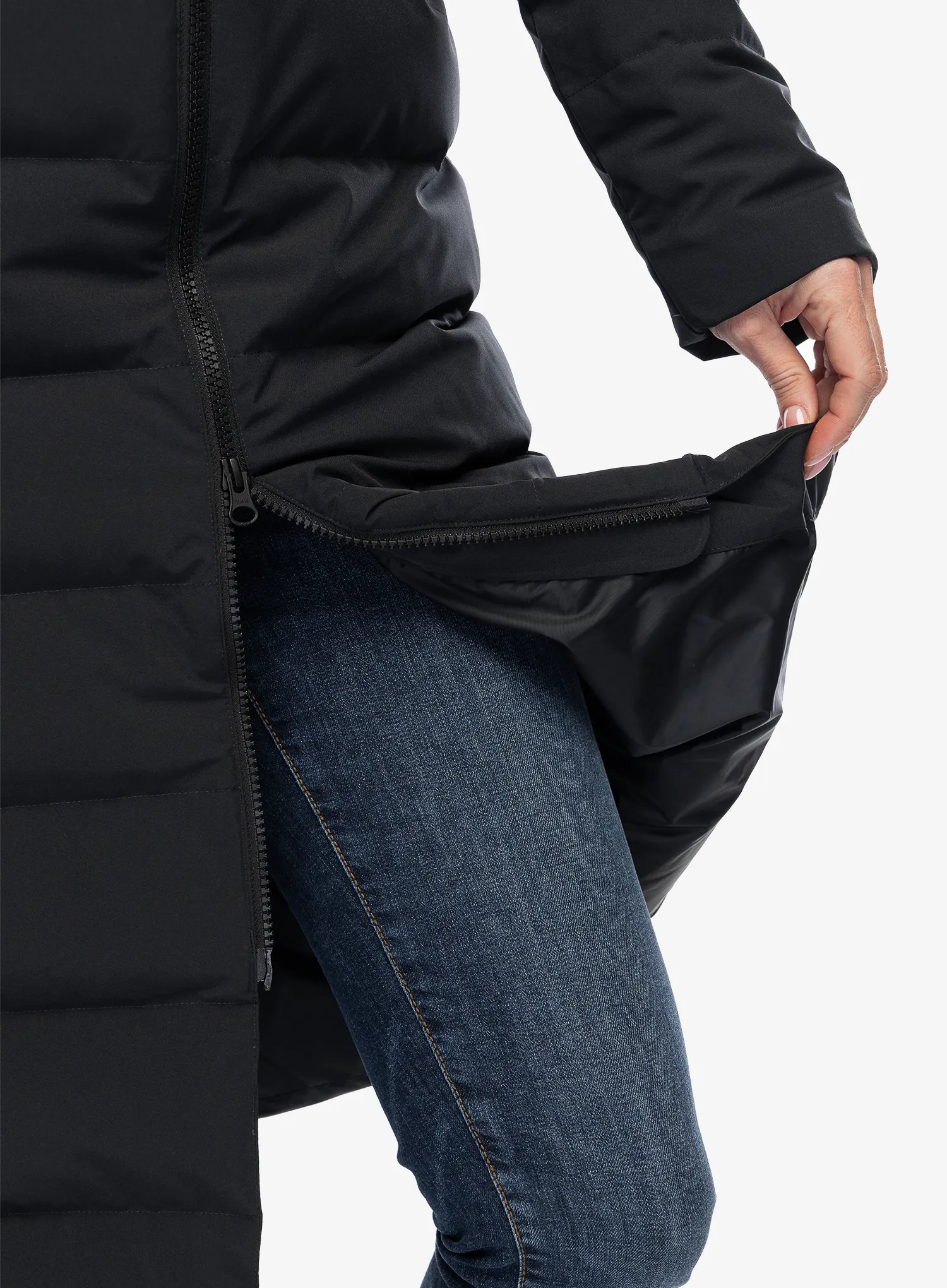 Puhast plašč Marmot Prospect Coat - black/black