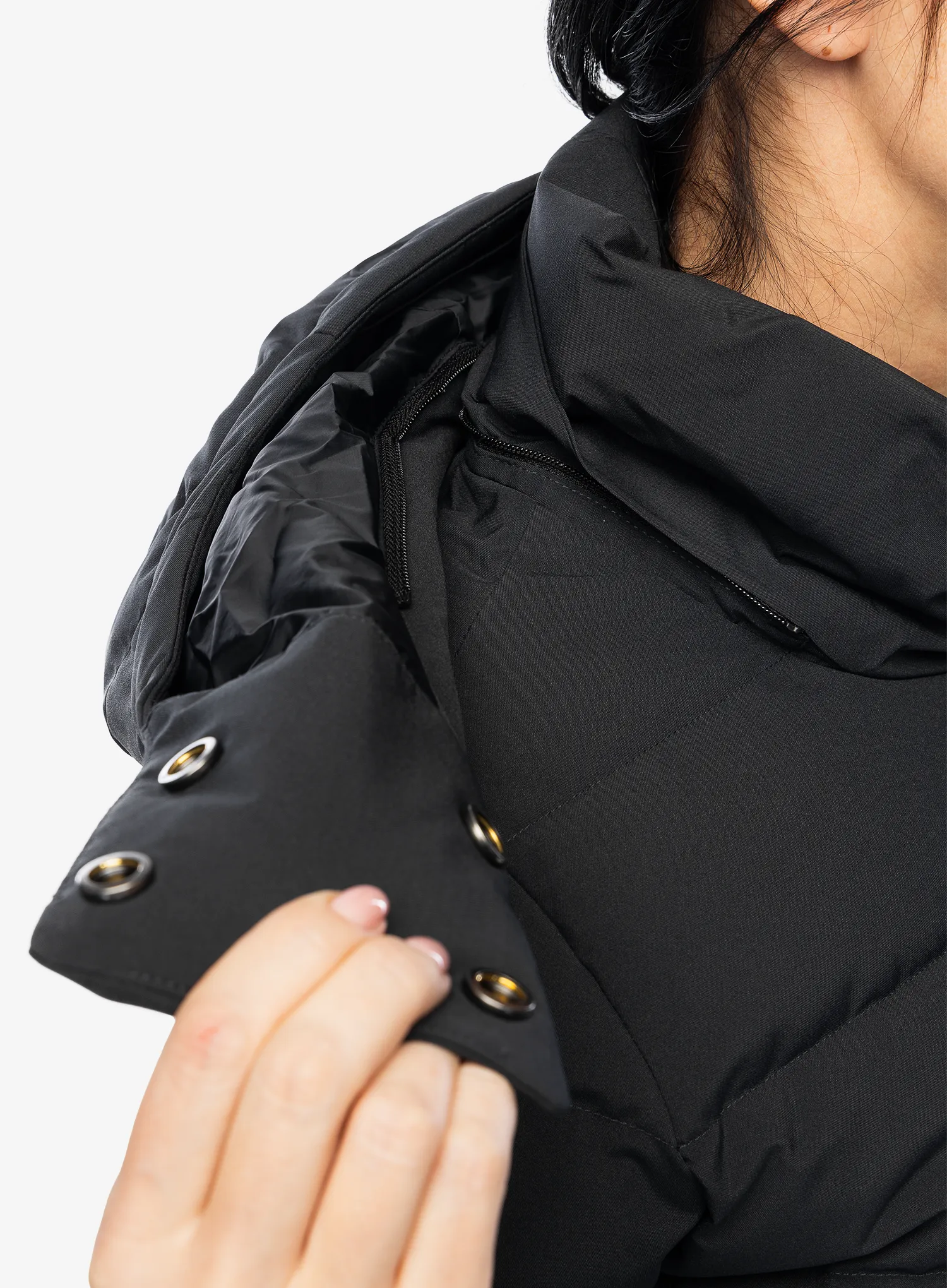 Puhast plašč Marmot Prospect Coat - black/black