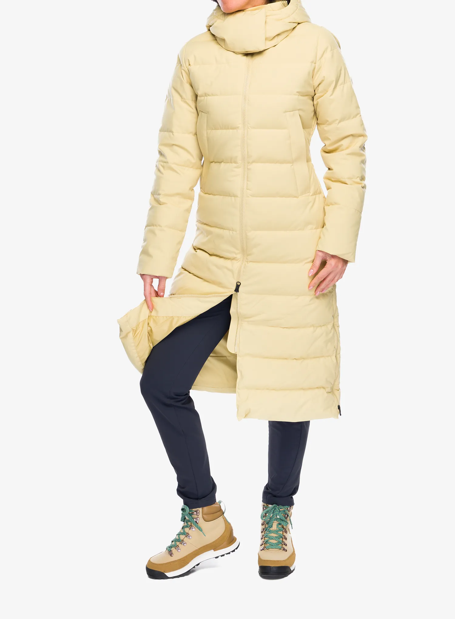 Puhast plašč Marmot Prospect Coat - light oak
