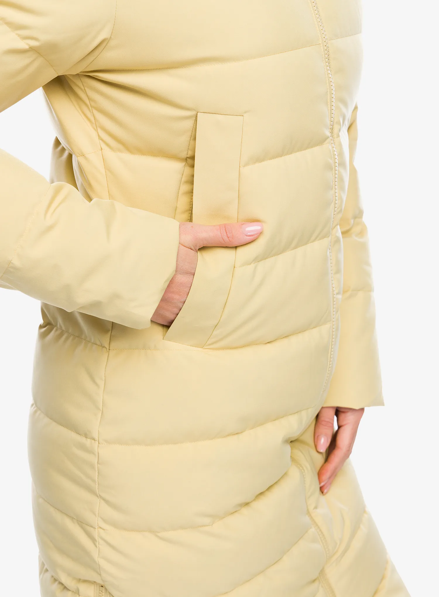 Puhast plašč Marmot Prospect Coat - light oak
