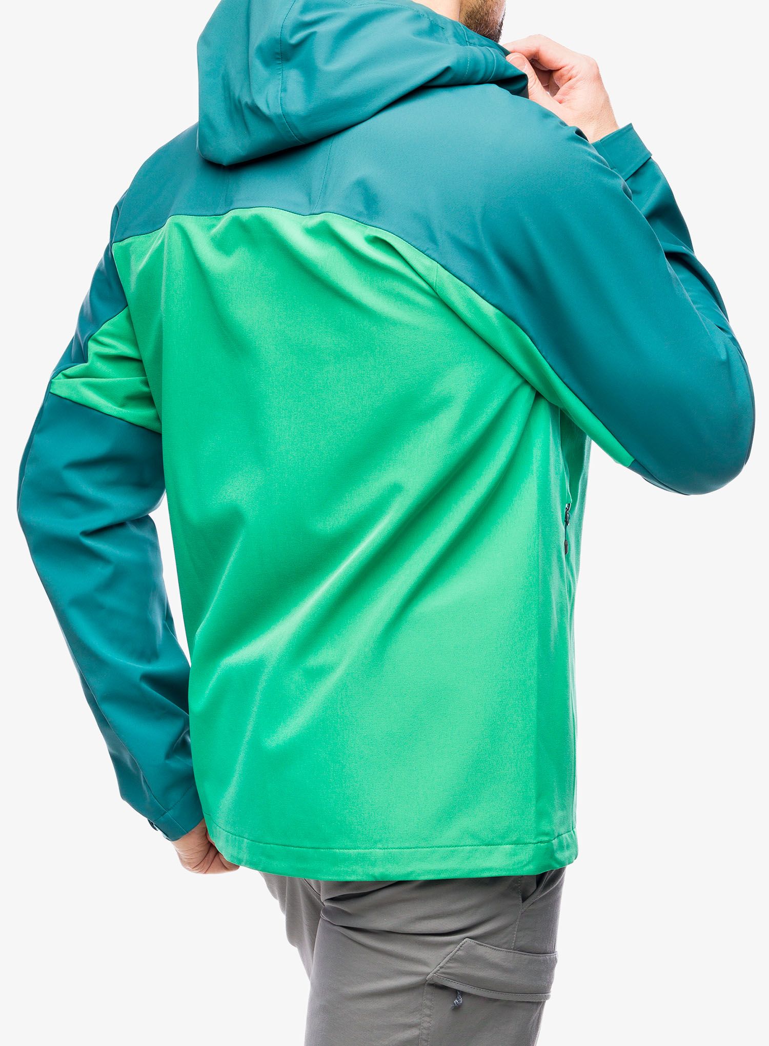 Softshell jakna Marmot ROM GORE-TEX Infinium Hoody - dark jungle/clover