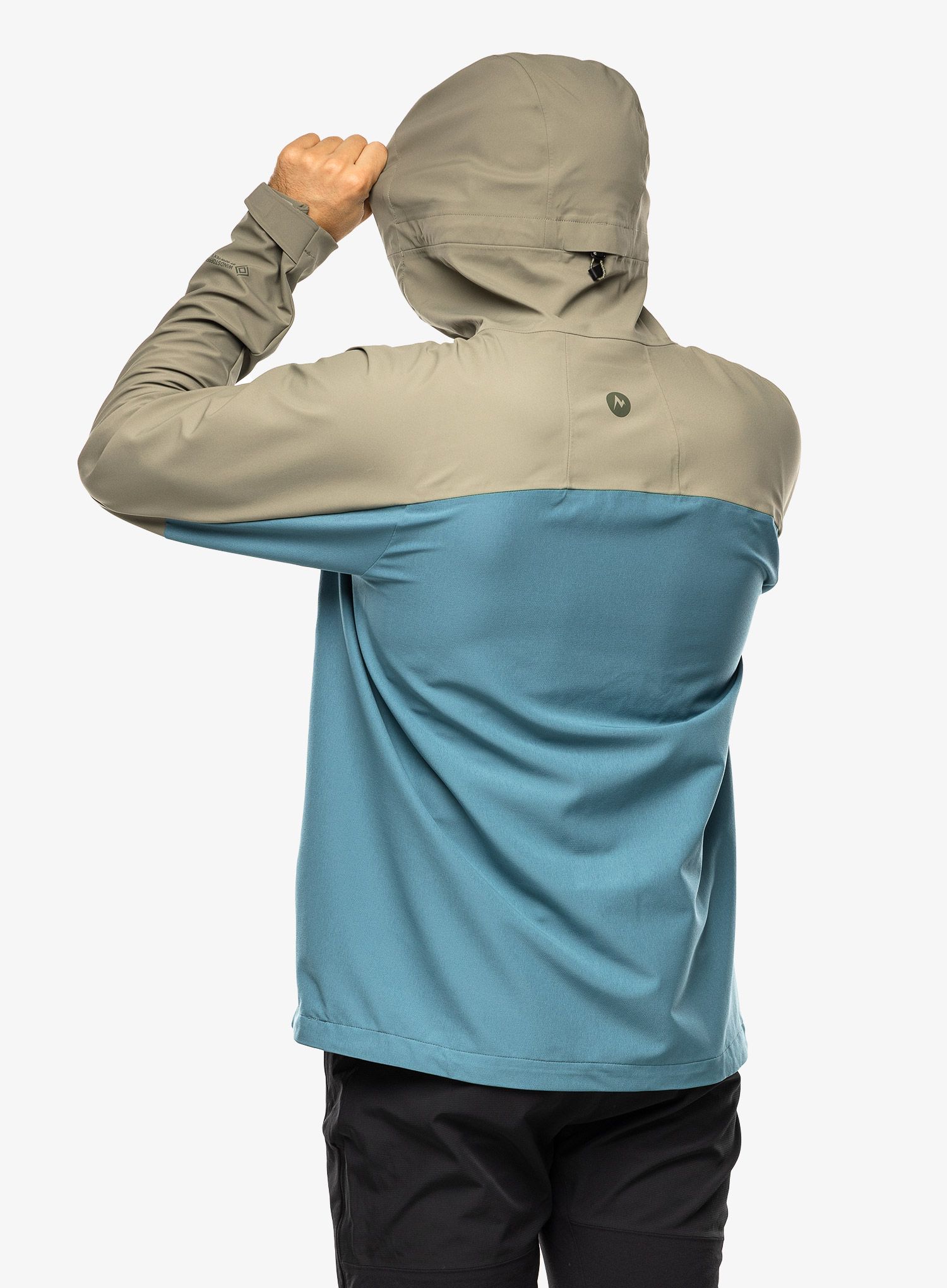Softshell jakna Marmot ROM GORE-TEX Infinium Hoody - vetiver/moon river