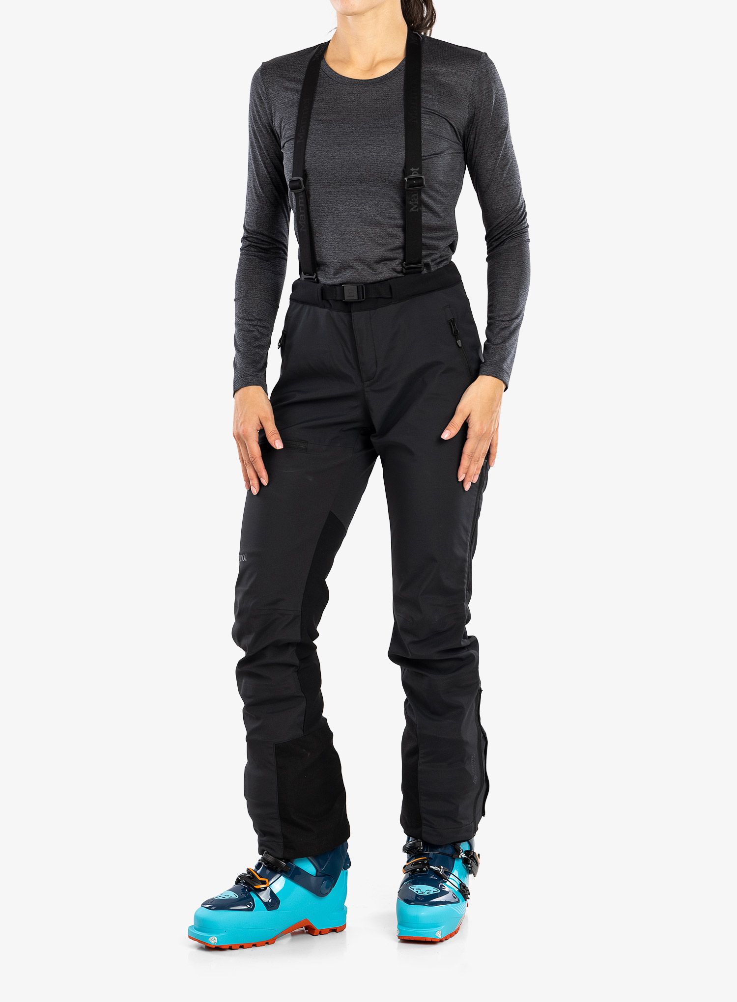 Ženske softshell hlače Marmot ROM GORE-TEX Infinium Pant - black 