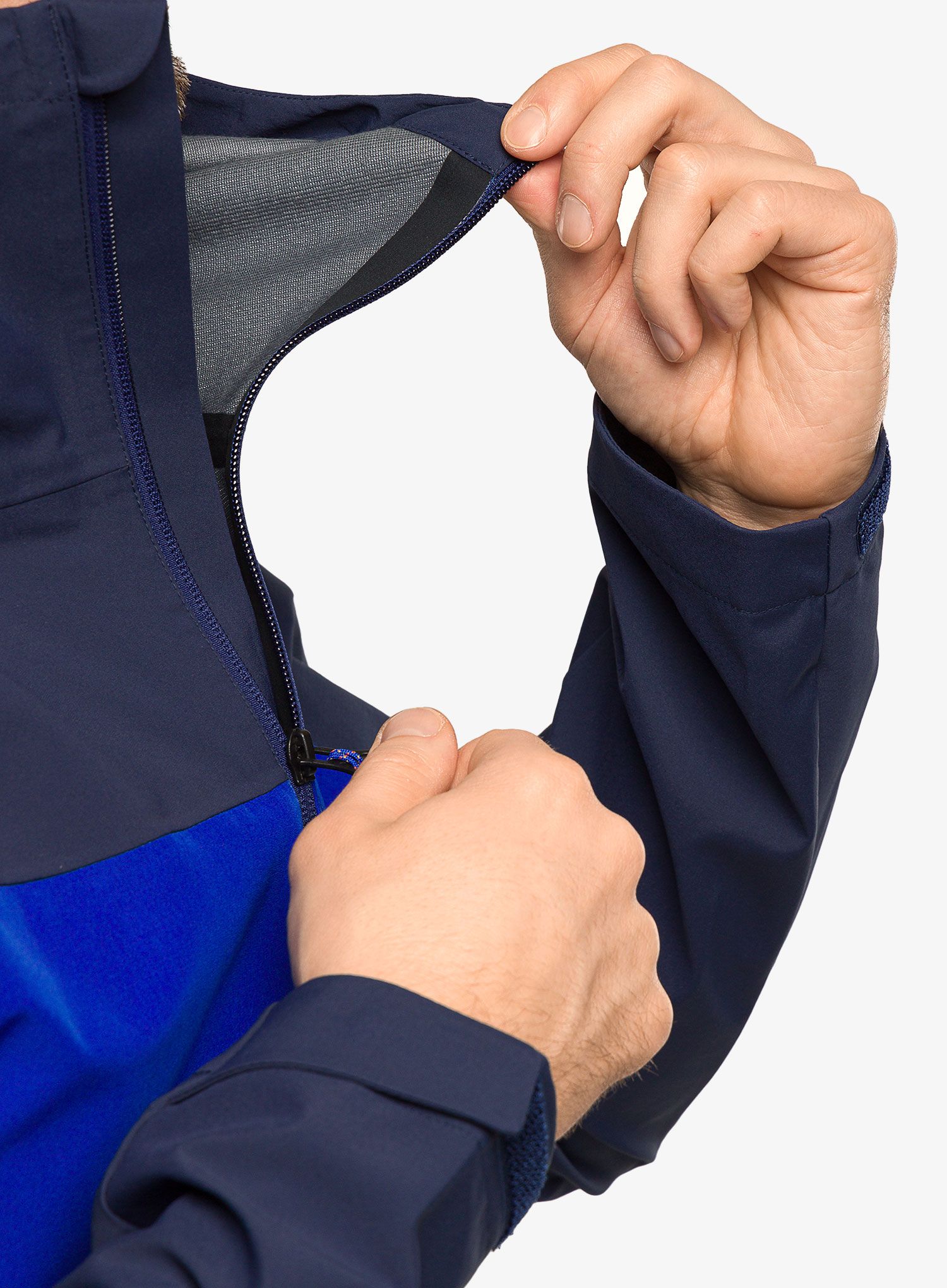 Softshell jakna Marmot ROM Hoody - dark azure/arctic navy