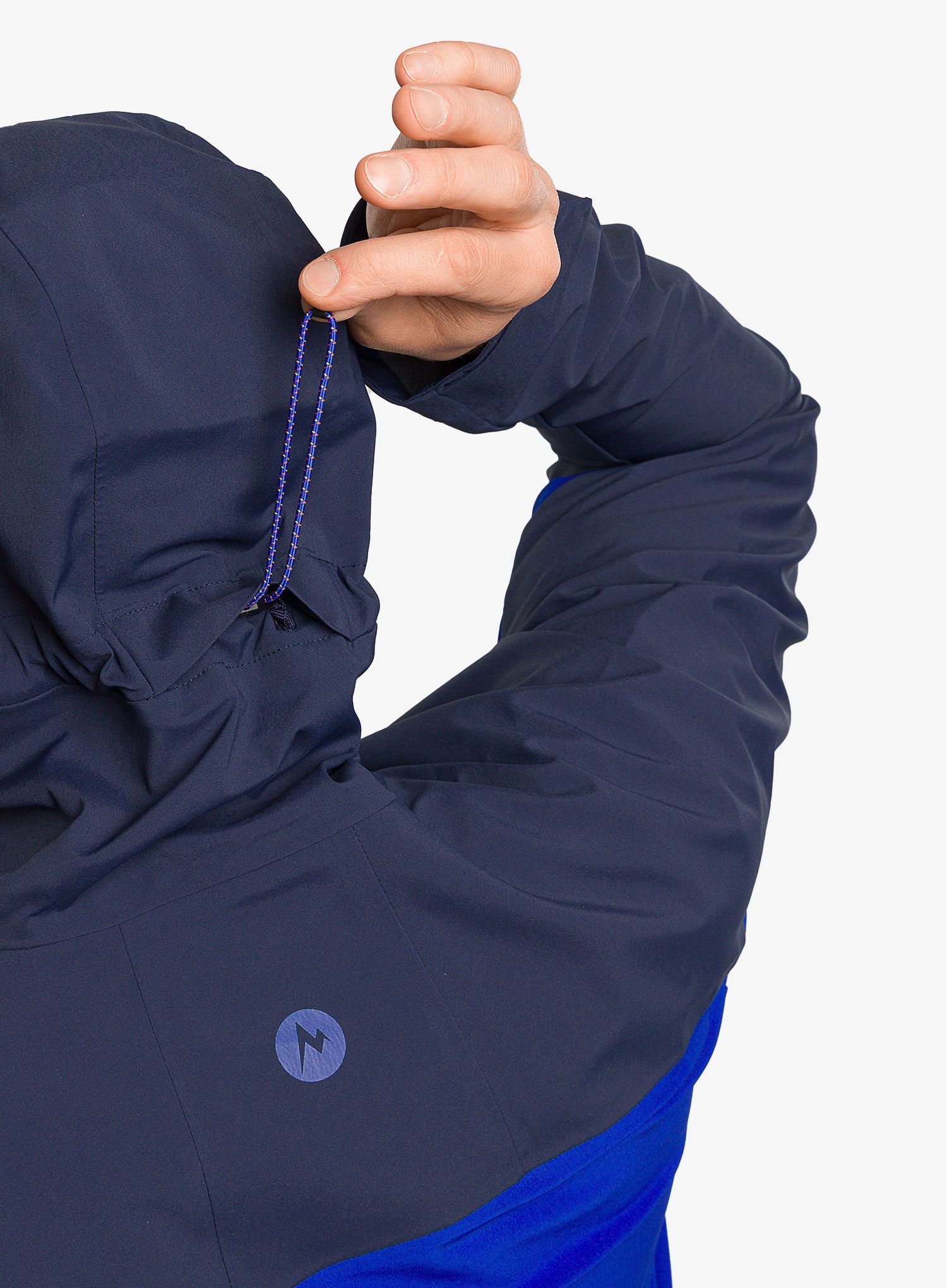 Softshell jakna Marmot ROM Hoody - dark azure/arctic navy