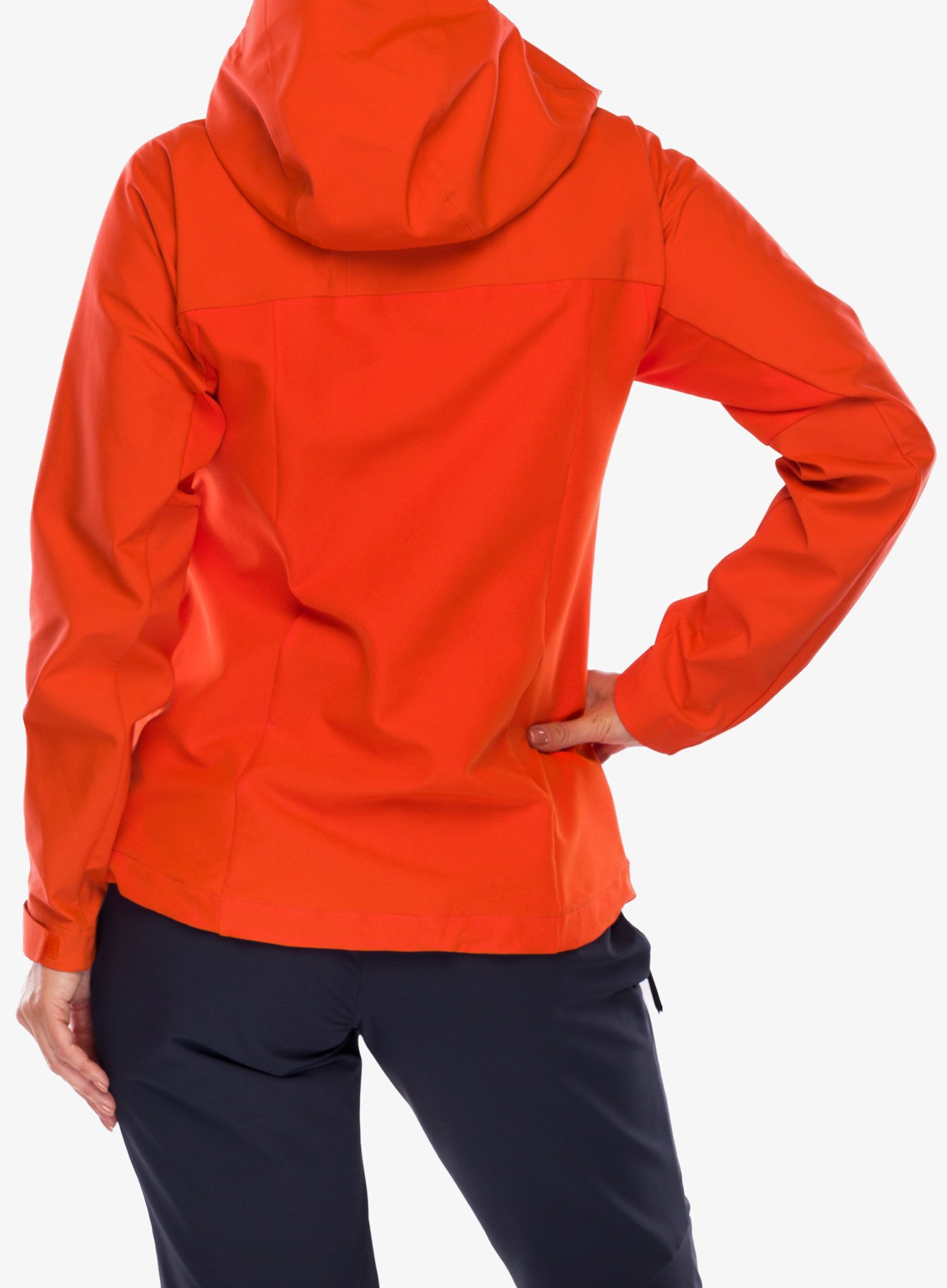 Ženska softshell jakna Marmot ROM Hoody - red sun