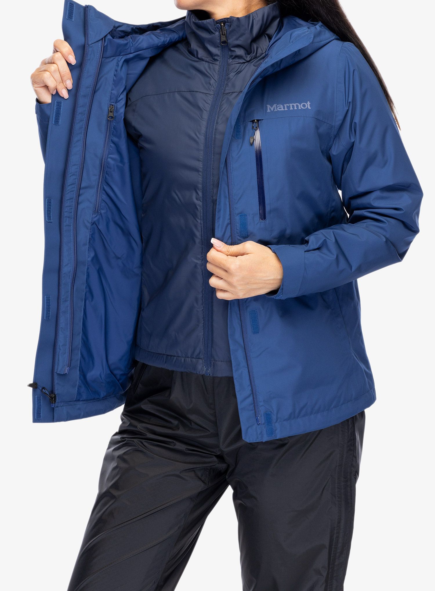 Ženska jakna 3v1 Marmot Ramble Component Jacket - twilight blue