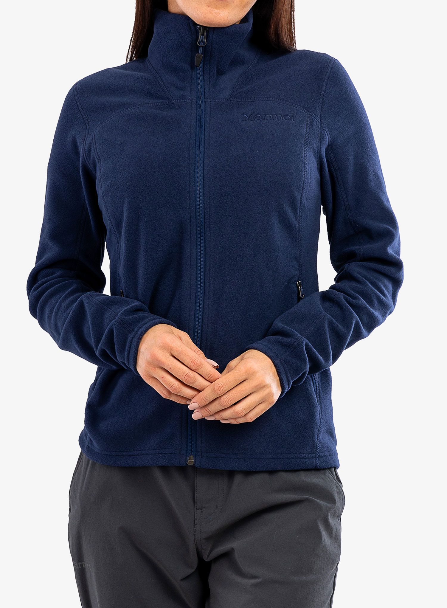Ženska jopica z zadrgo Marmot Reactor Polartec Jacket - arctic navy 
