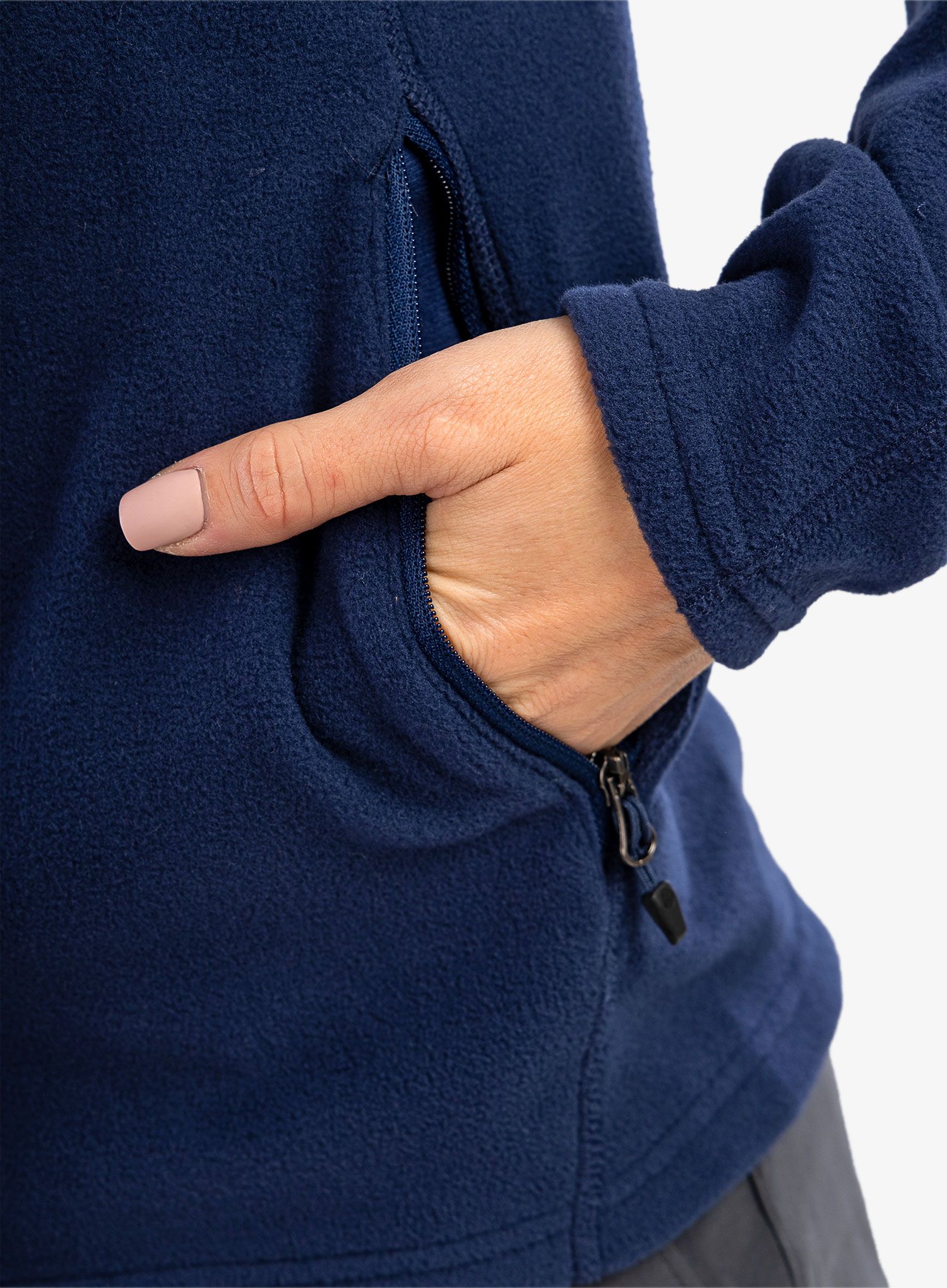 Ženska jopica z zadrgo Marmot Reactor Polartec Jacket - arctic navy 