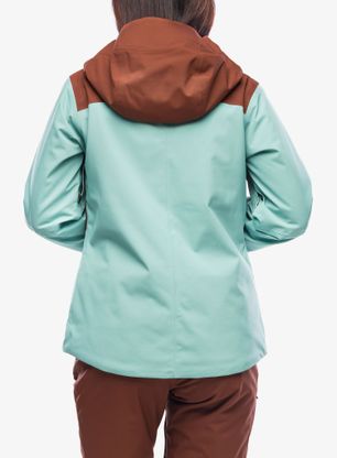 Ženska smučarska jakna Marmot Refuge Jacket - chocolate/blue agave