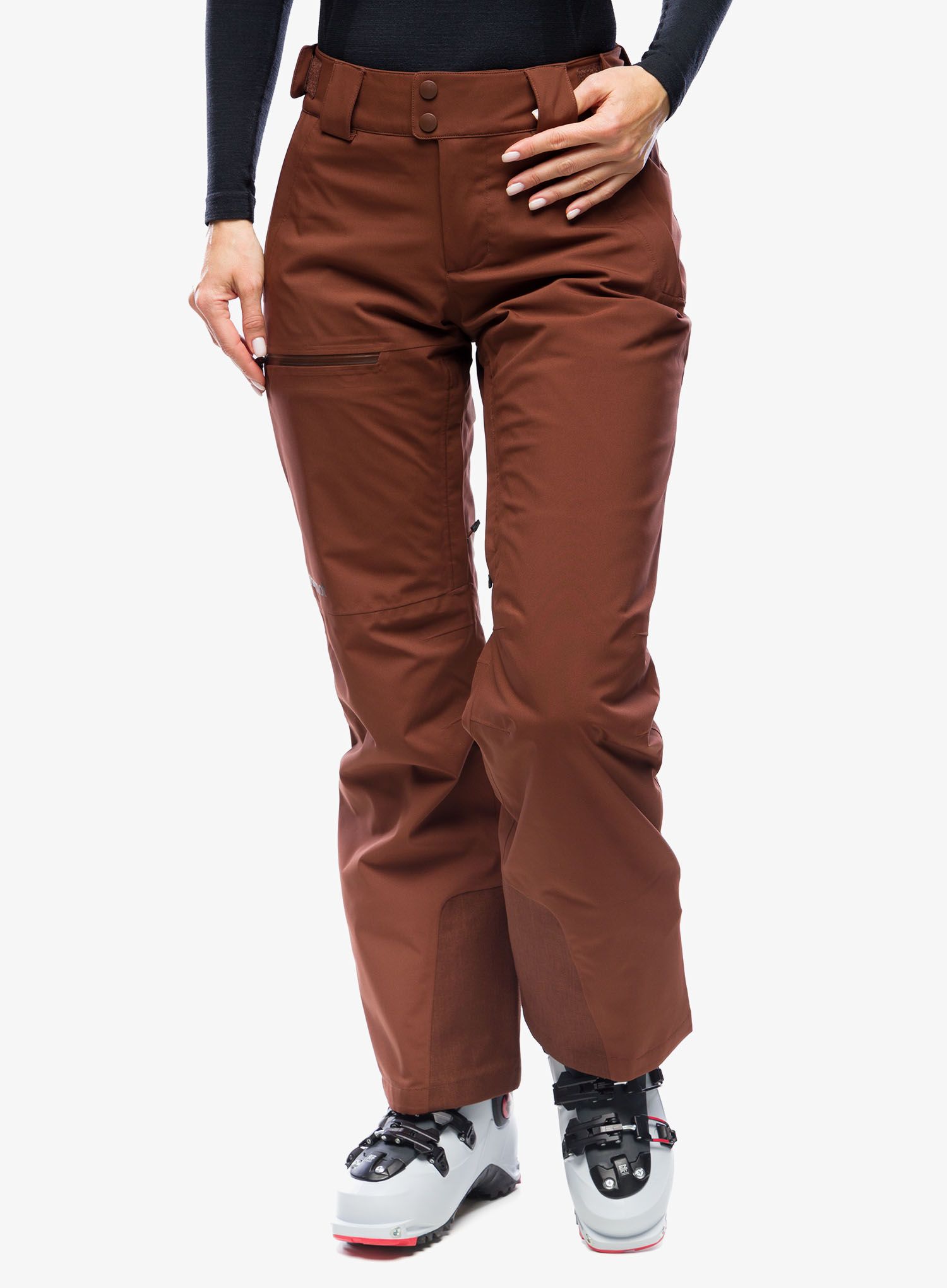 Ženske smučarske hlače Marmot Refuge Pant - chocolate