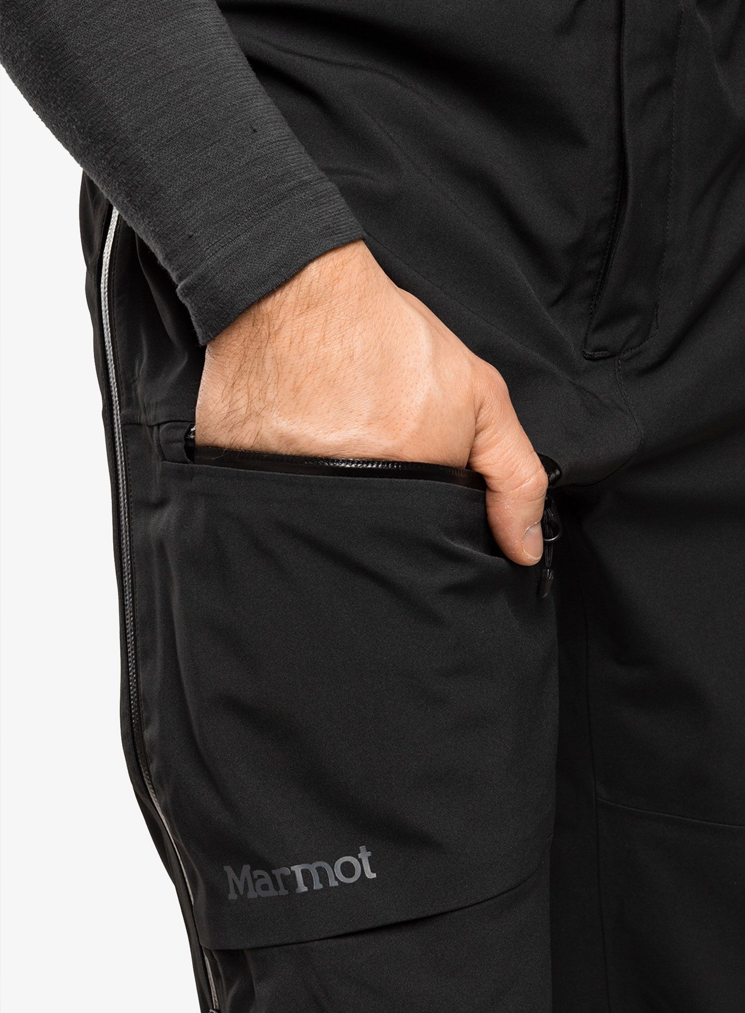 Smučarske hlače Marmot Refuge Pro Bib - black 