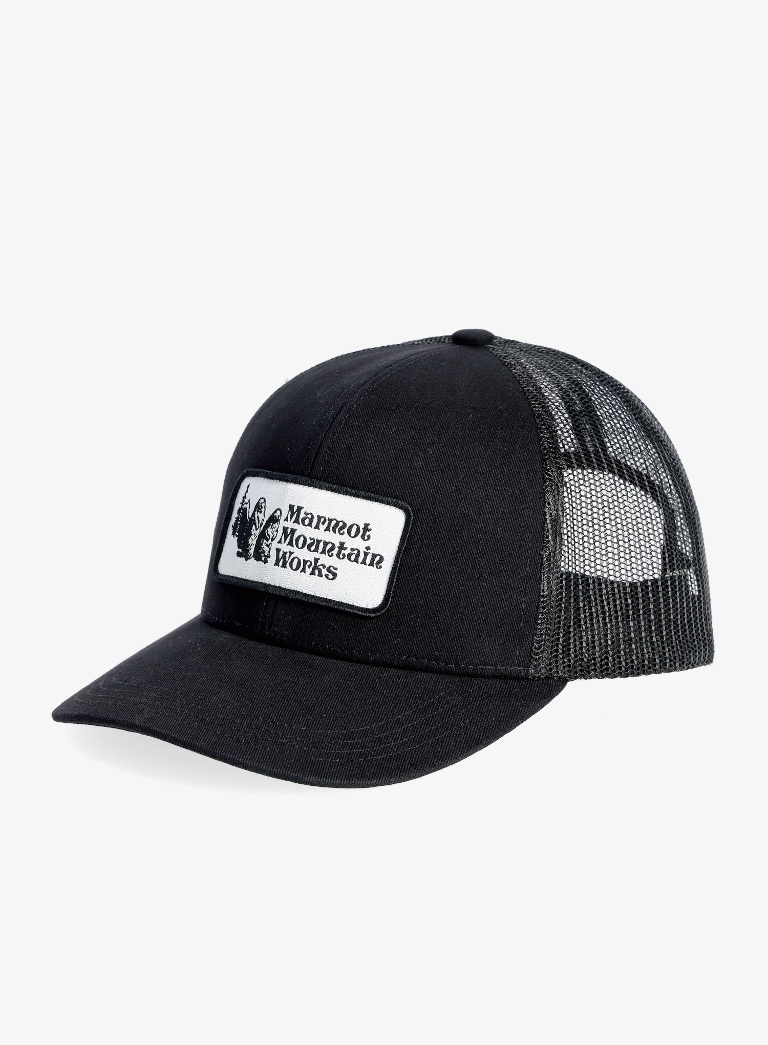 Kapa s šiltom Marmot Retro Trucker Hat - black/black