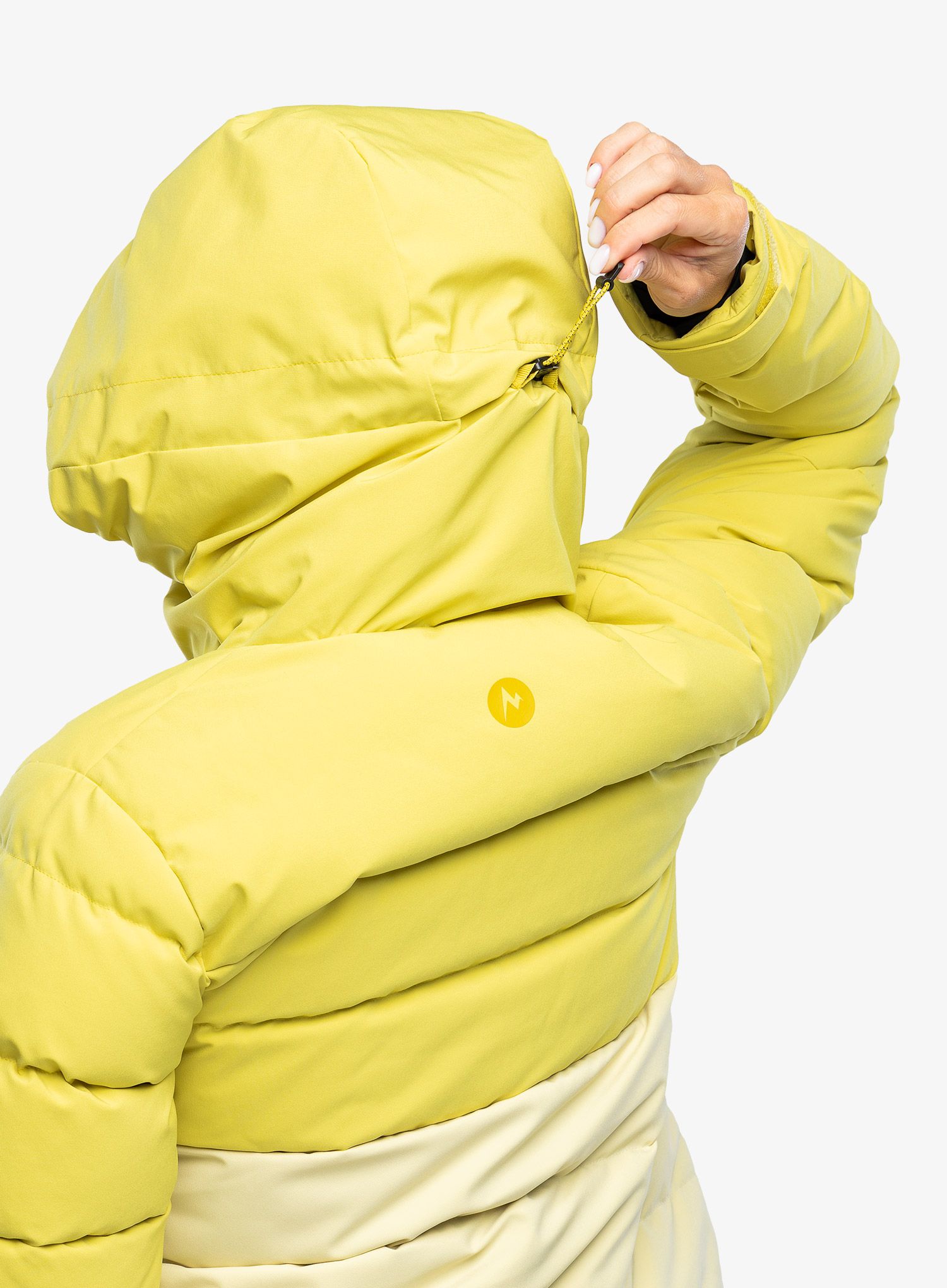 Ženska puhovka Marmot Slingshot Jacket - limelight/wheat