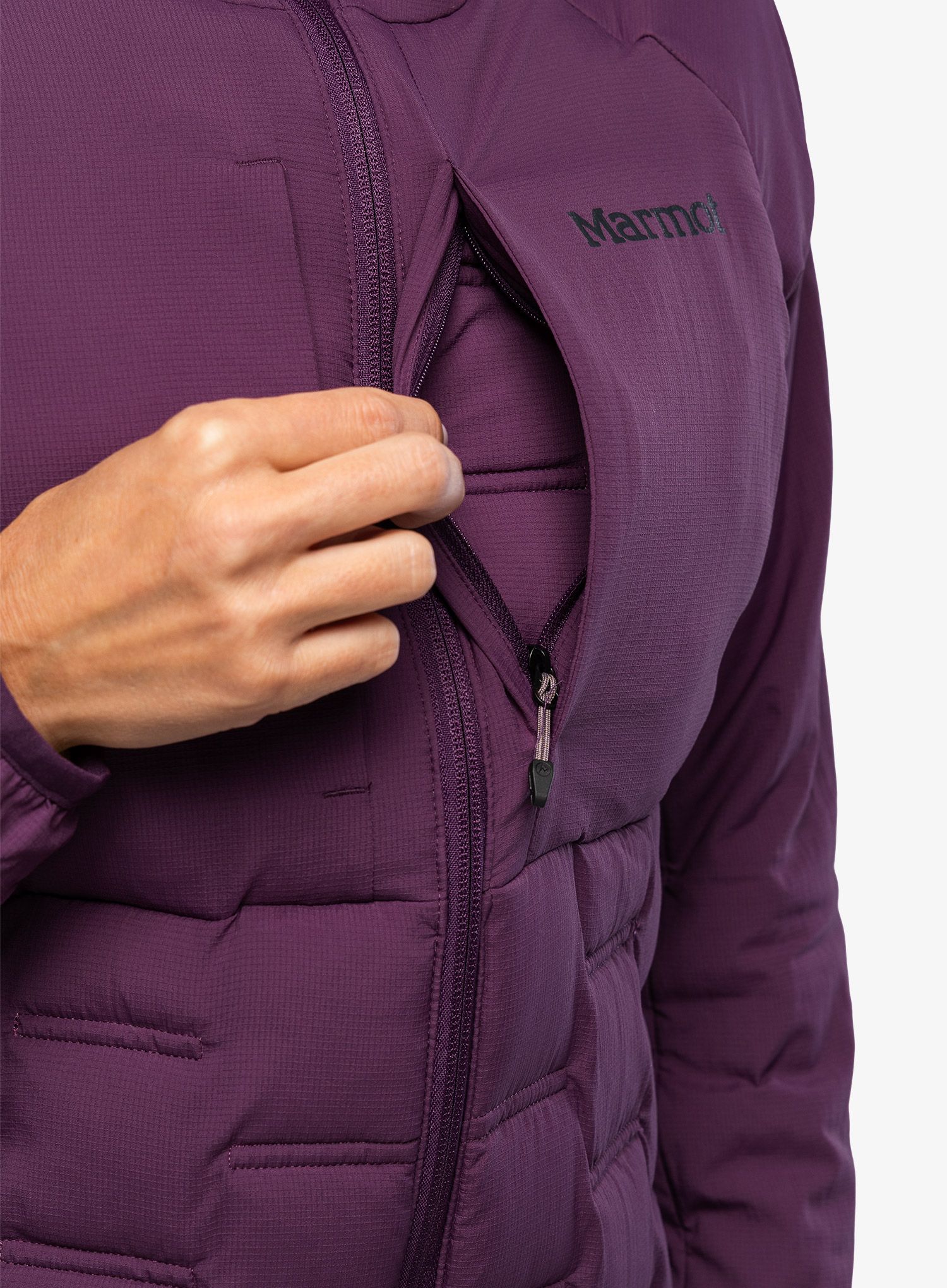 Ženska puhovka Marmot WarmCube Active Alt HB - purple fig