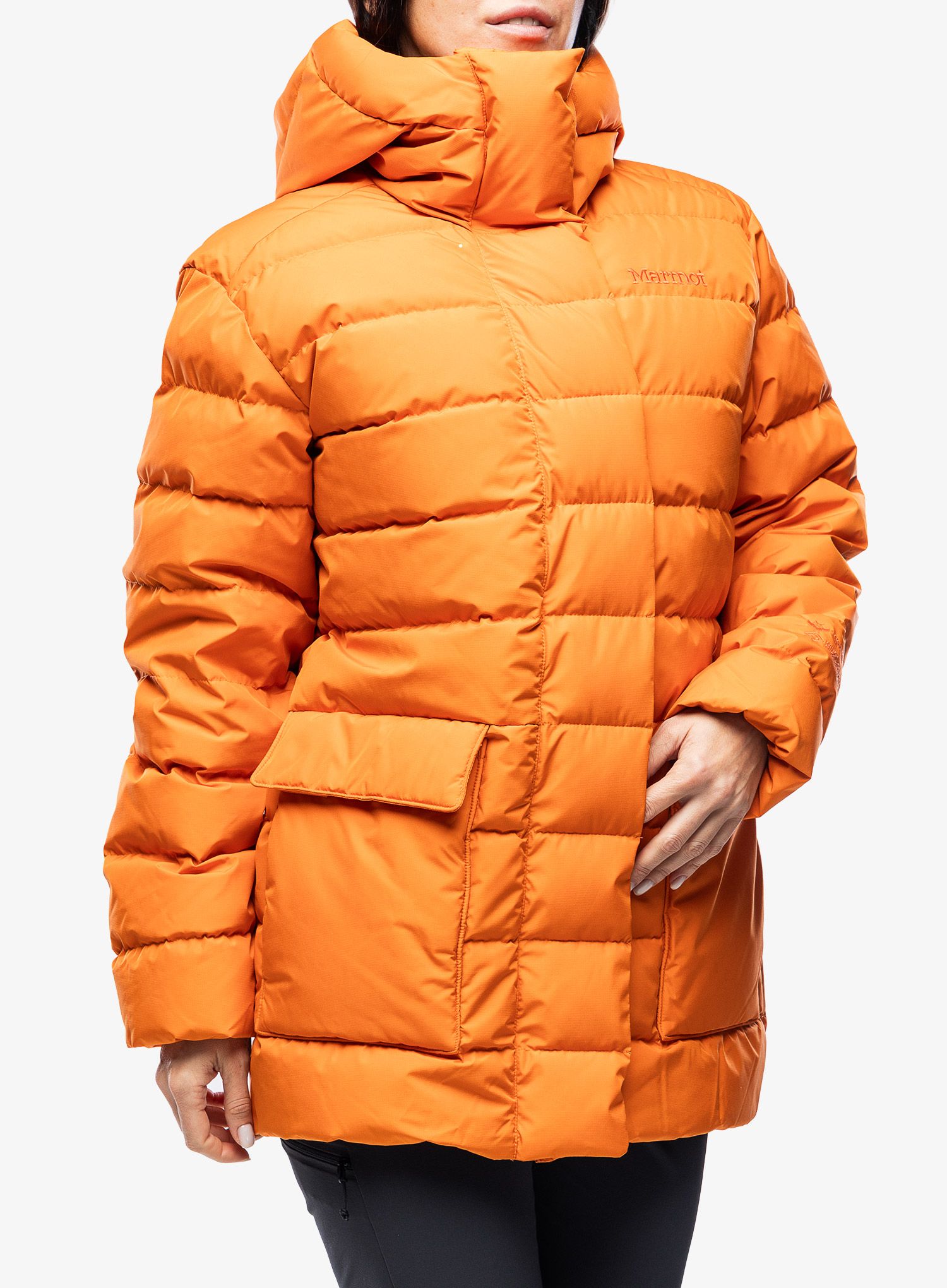 Ženski plašč Marmot WarmCube GORE-TEX Golden Mantle Jacket - tangelo