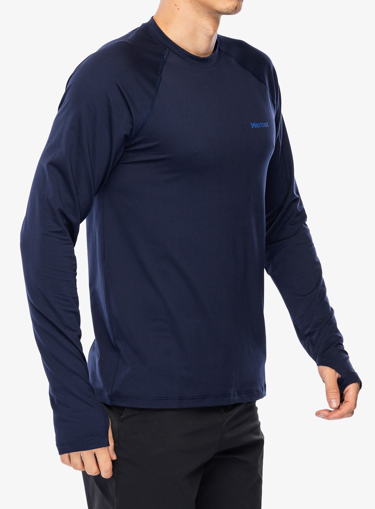 Puloverji brez kapuce Marmot Windridge LS - arctic navy/navy