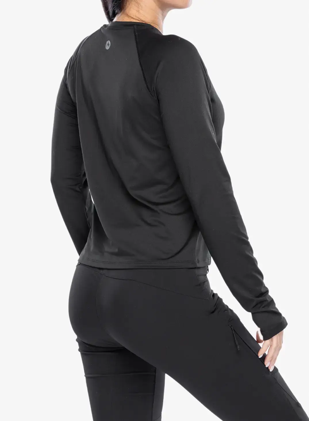 Ženska jopica brez kapuce Marmot Windridge LS - black