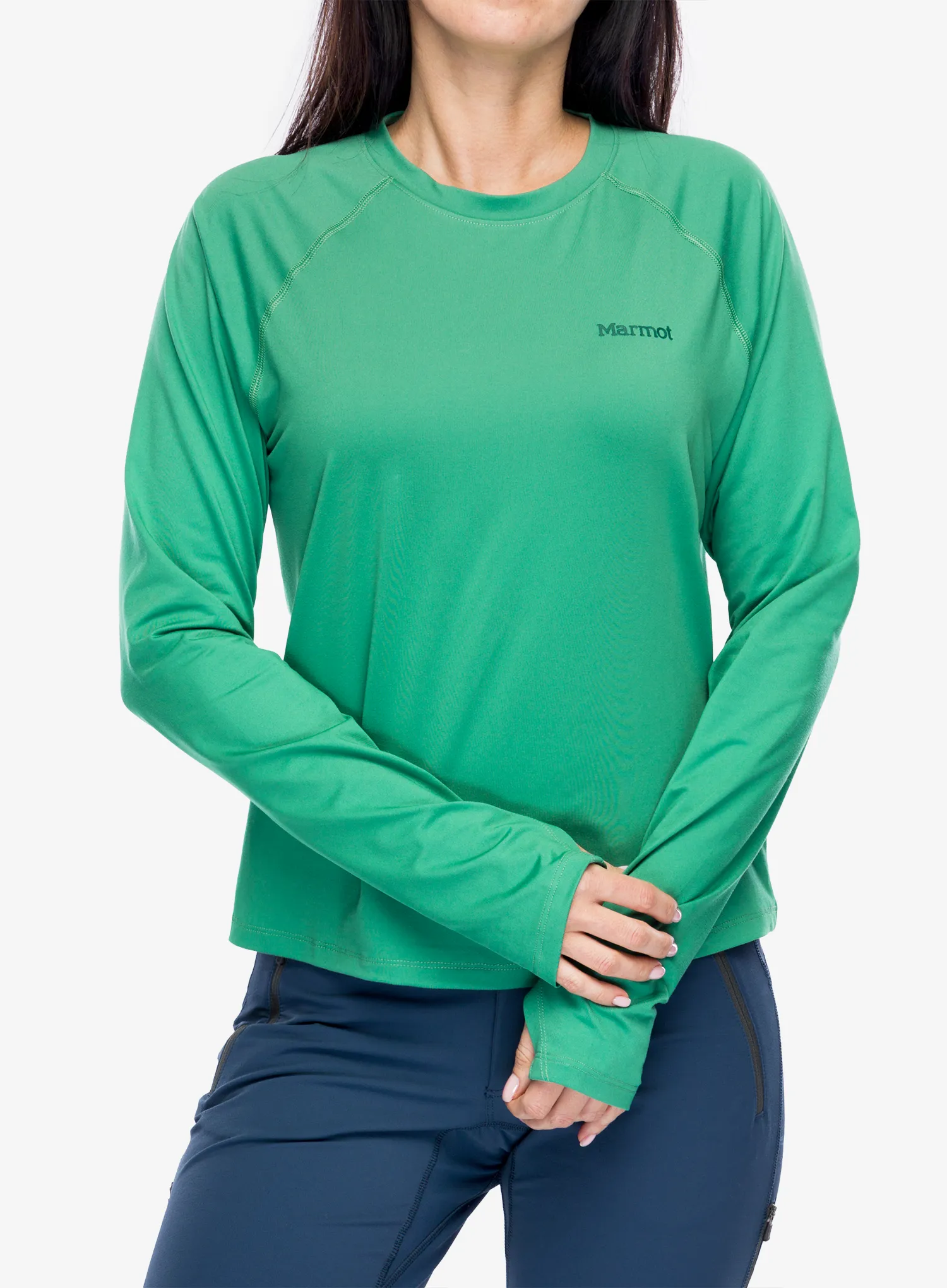 Ženska jopica Marmot Windridge LS - clover