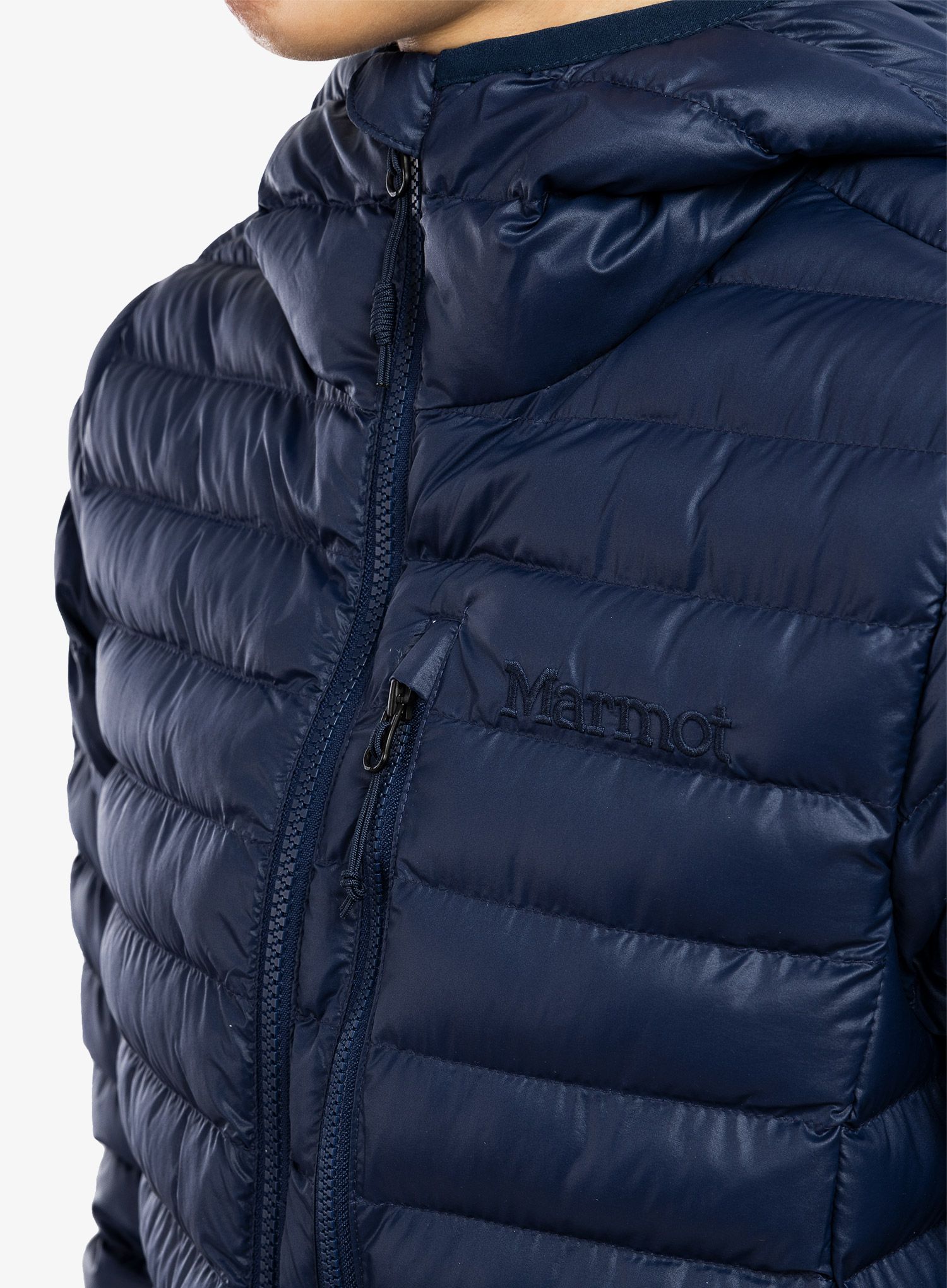 Ženski plašč Marmot Echo Featherless Long Jacket - arctic navy shiny