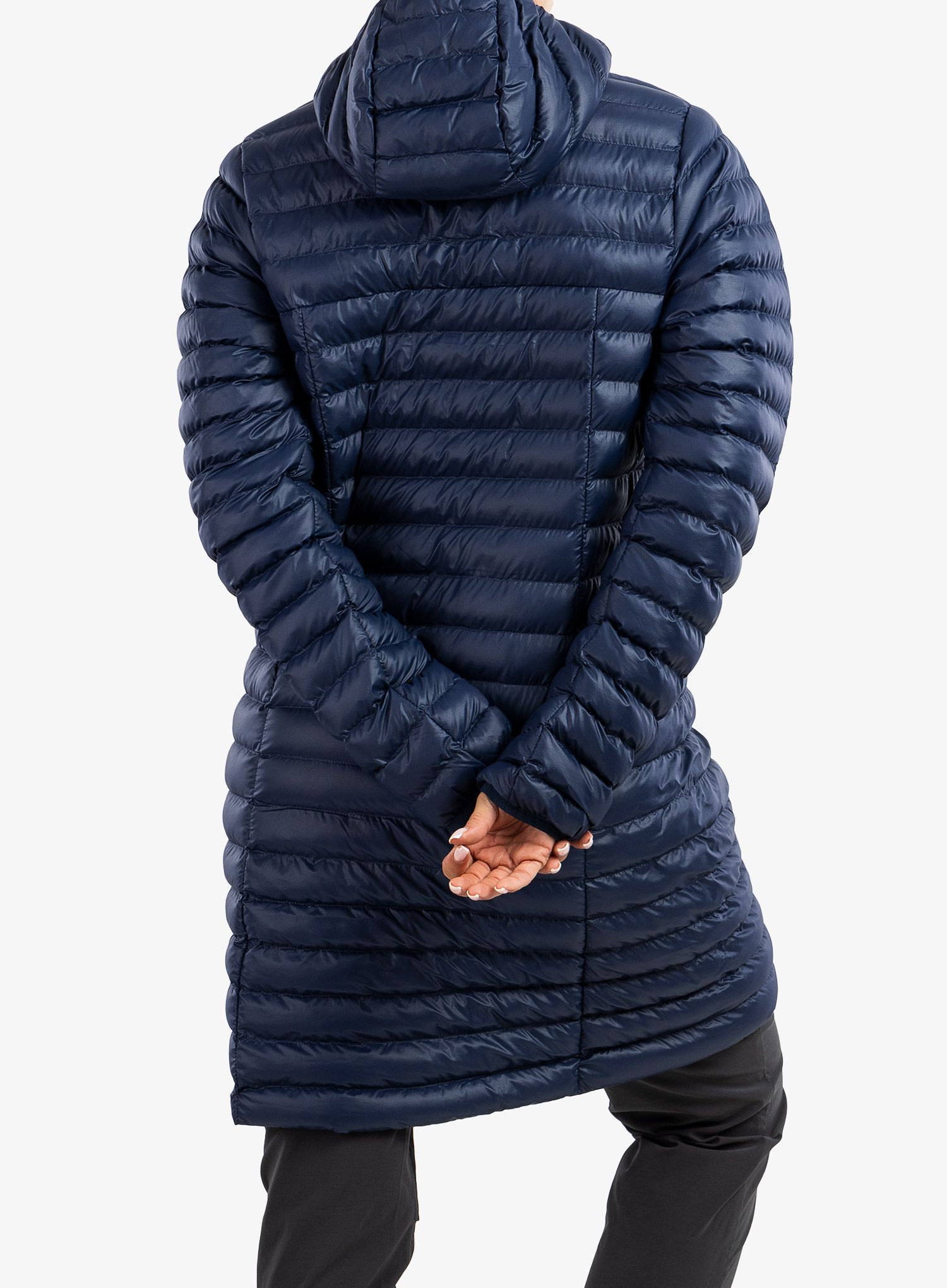 Ženski plašč Marmot Echo Featherless Long Jacket - arctic navy shiny