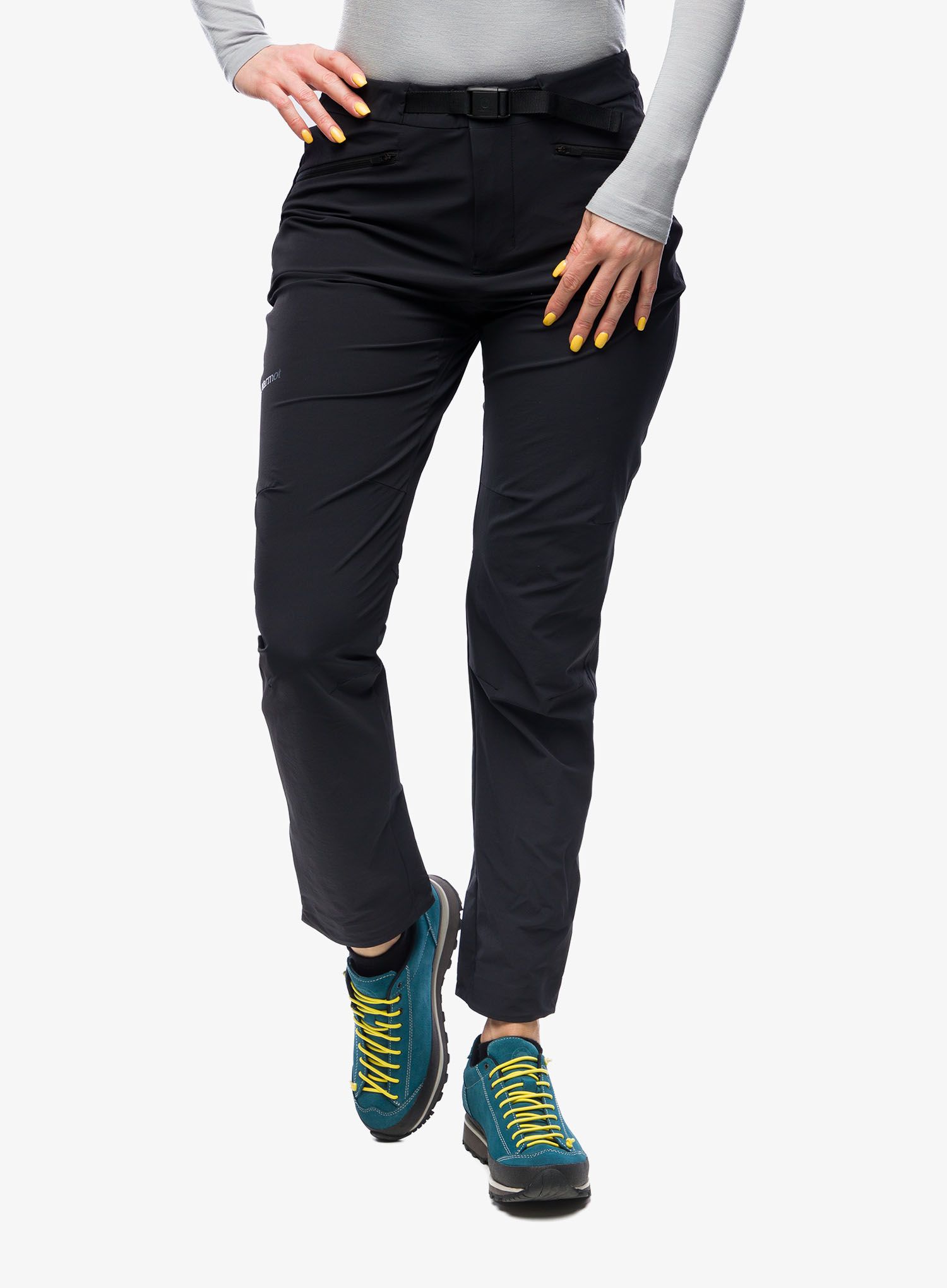 Ženske pohodniške hlače Marmot Mountain Active Pant - blck