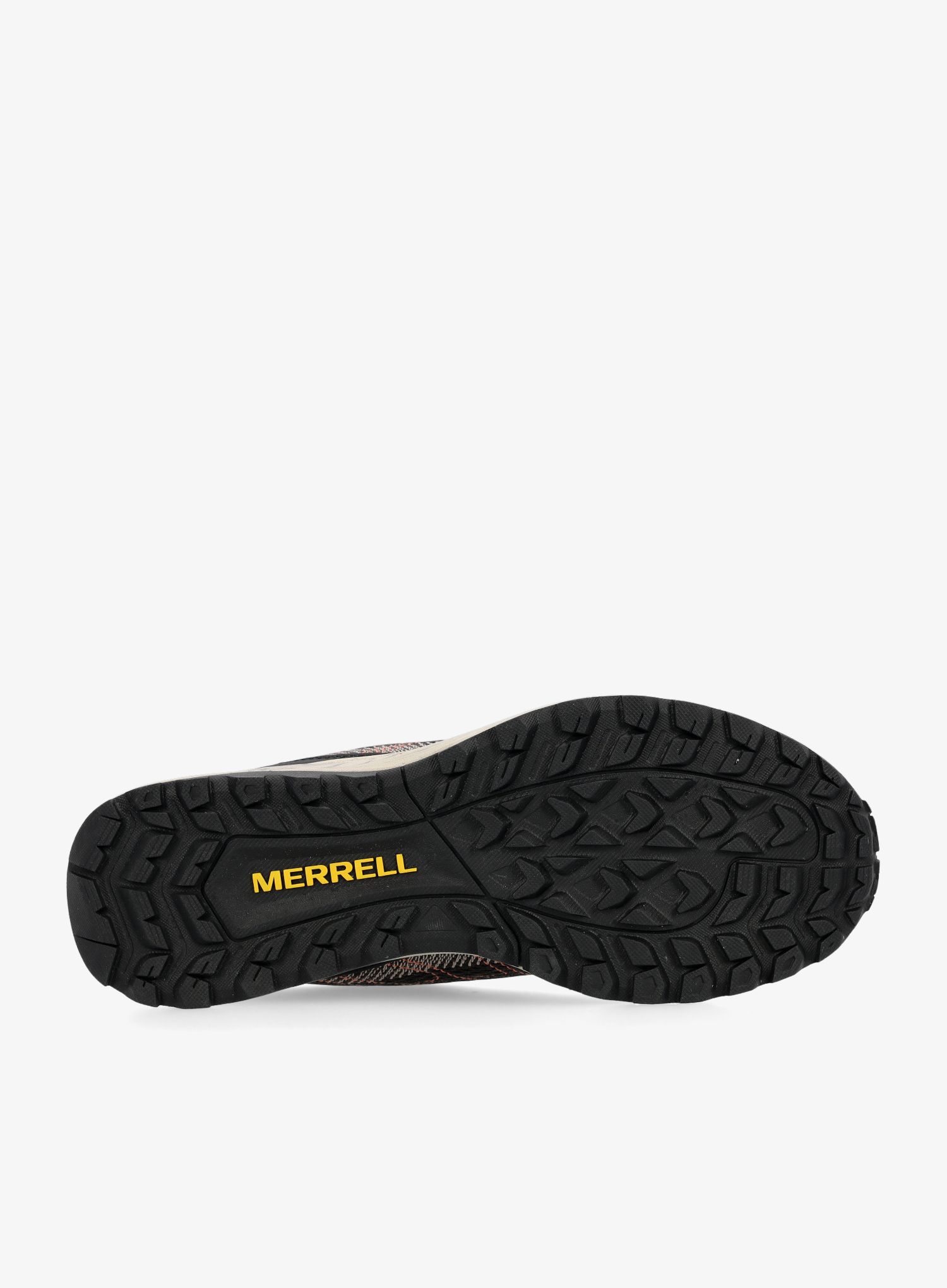 Moški tekaški čevlji Merrell Fly Strike - black/tangerine