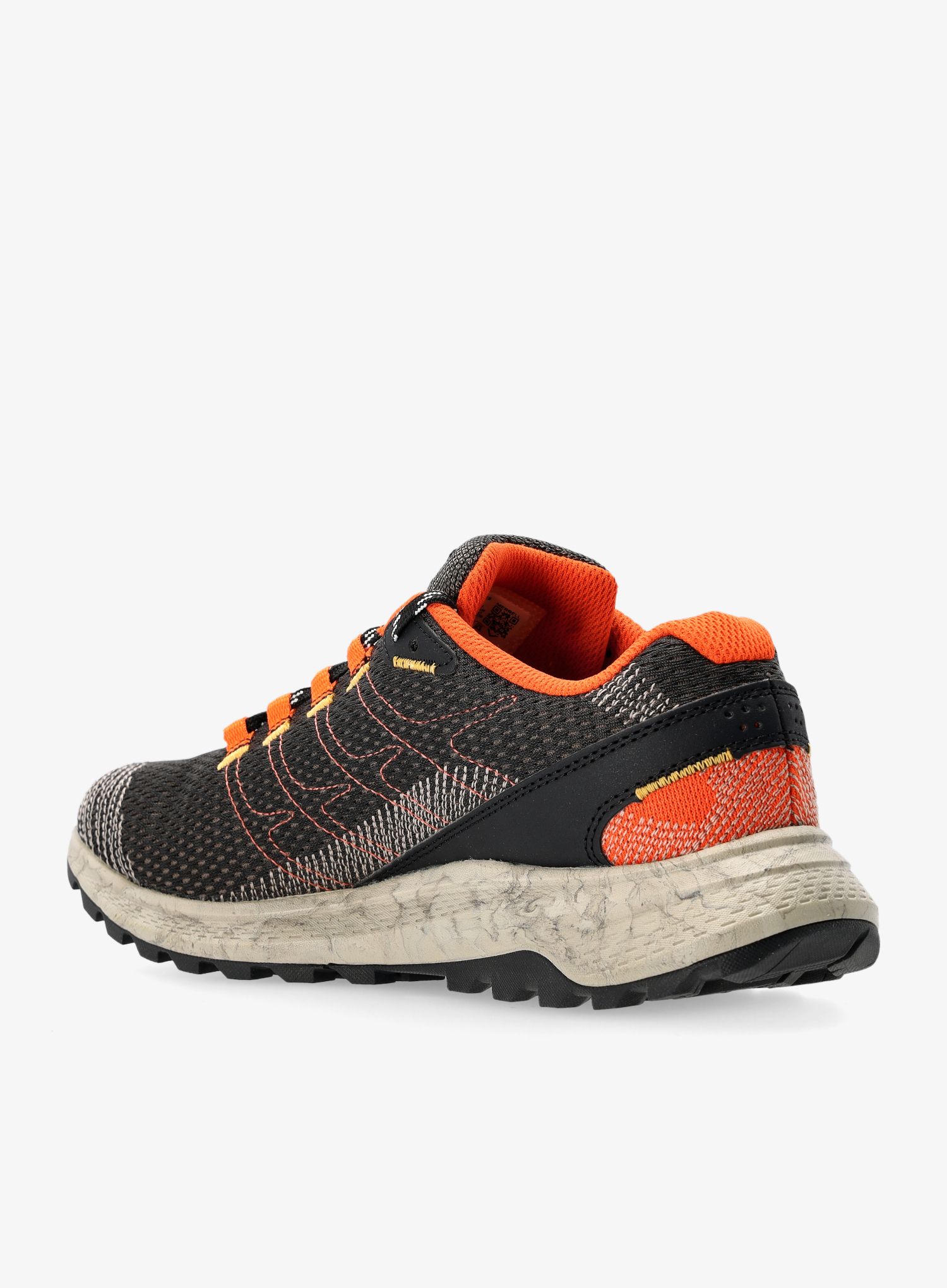 Moški tekaški čevlji Merrell Fly Strike - black/tangerine