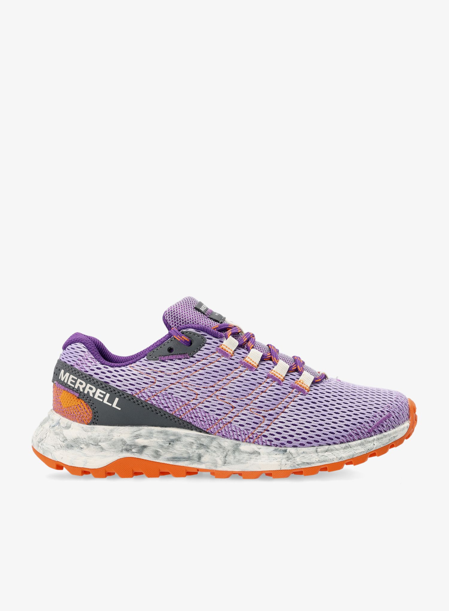 Ženski tekaški čevlji Merrell Fly Strike - orchid/rock dr