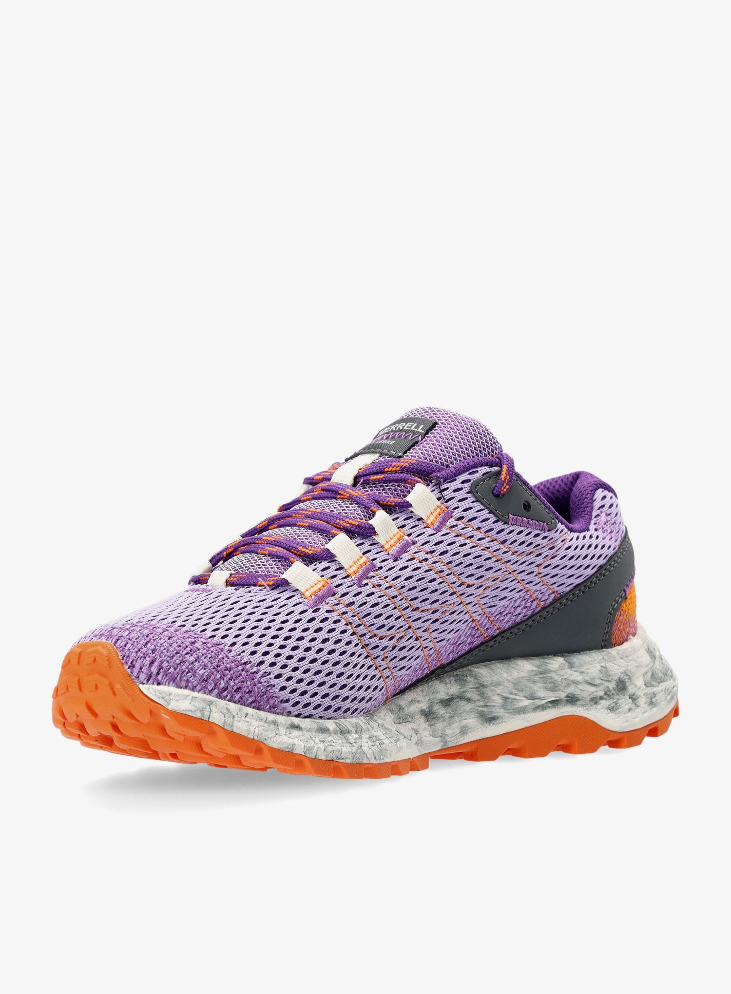 Ženski tekaški čevlji Merrell Fly Strike - orchid/rock dr