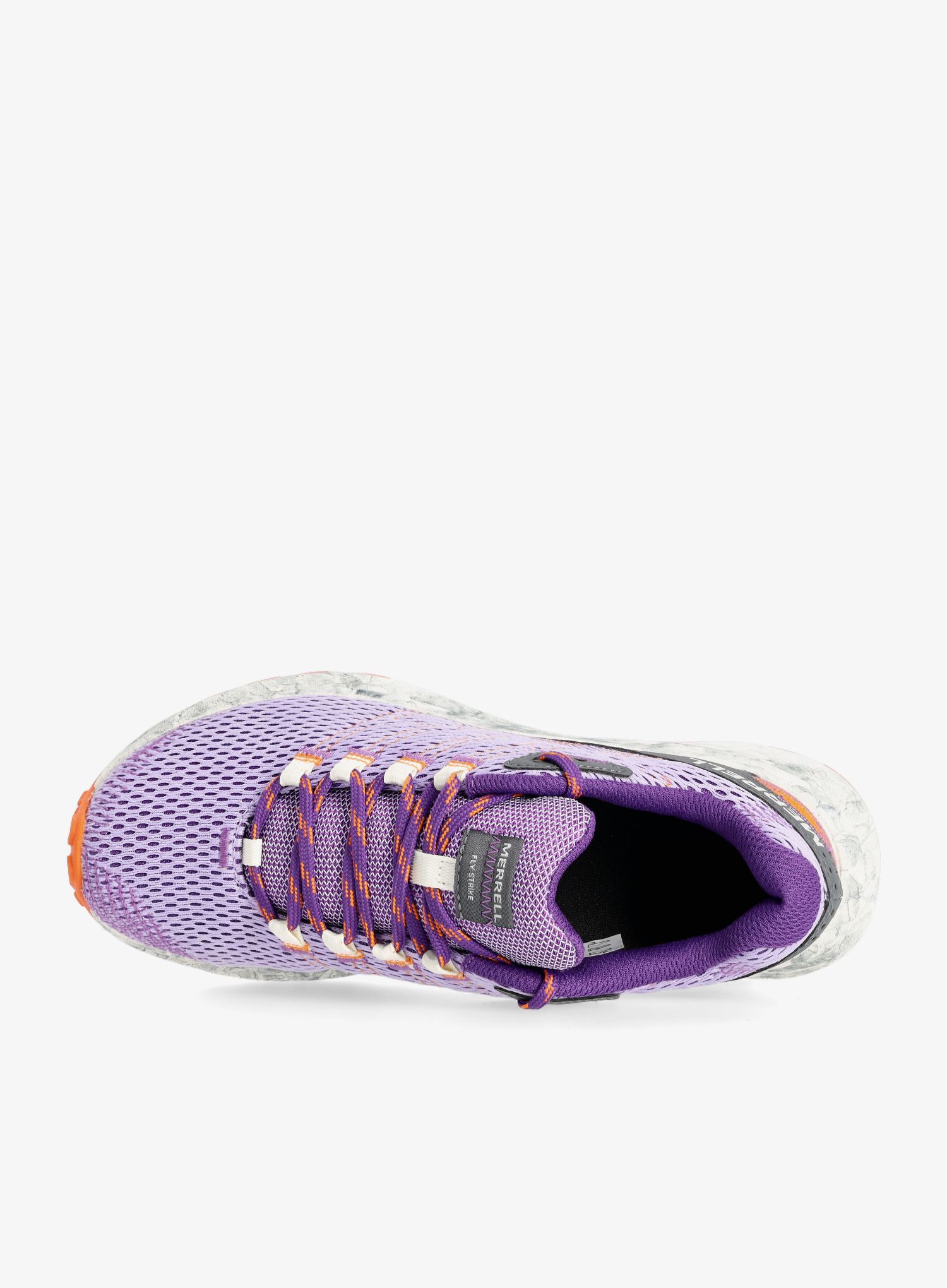 Ženski tekaški čevlji Merrell Fly Strike - orchid/rock dr