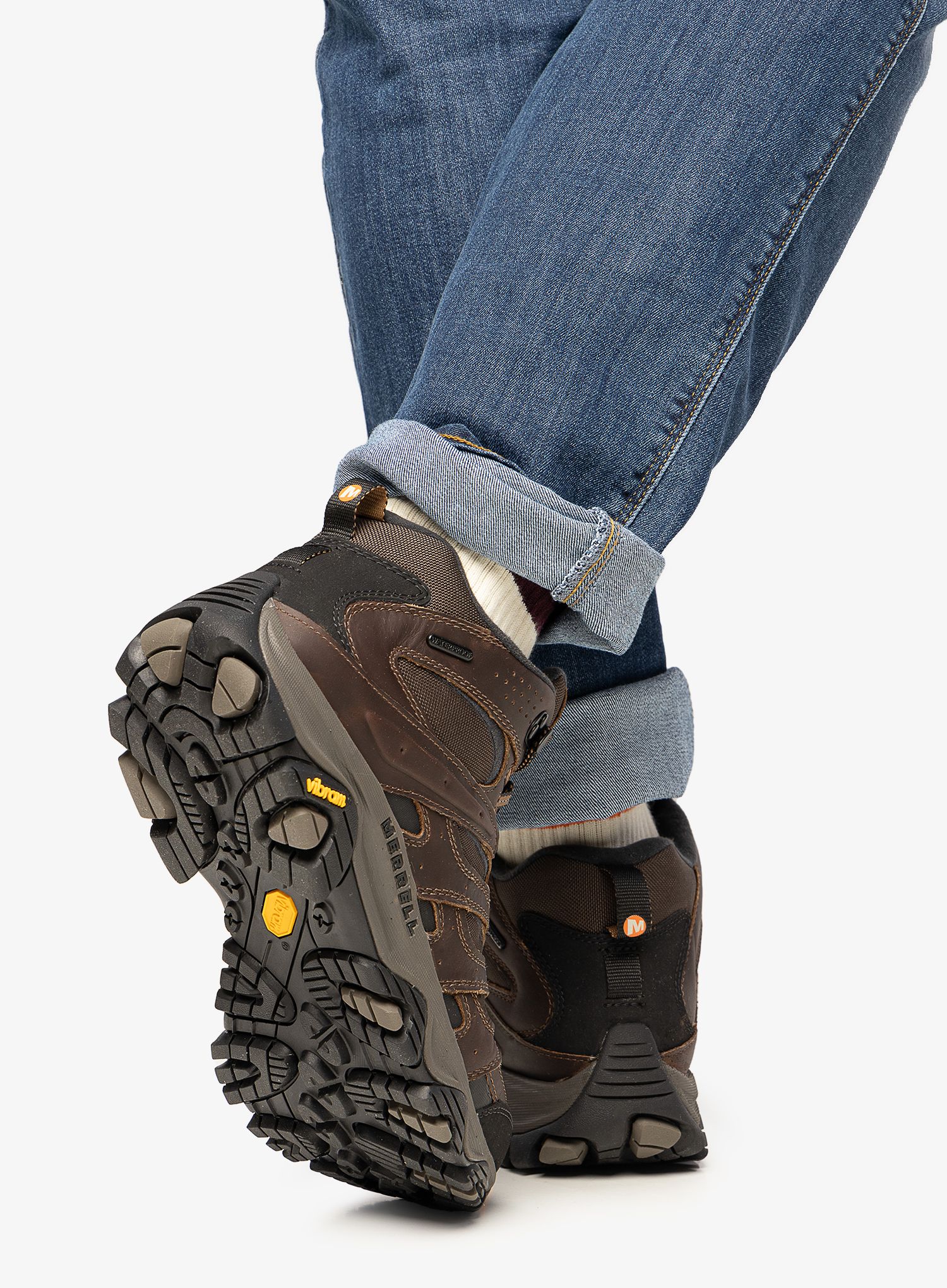 Pohodniški čevlji Merrell Moab 3 Thermo Mid WP - earth