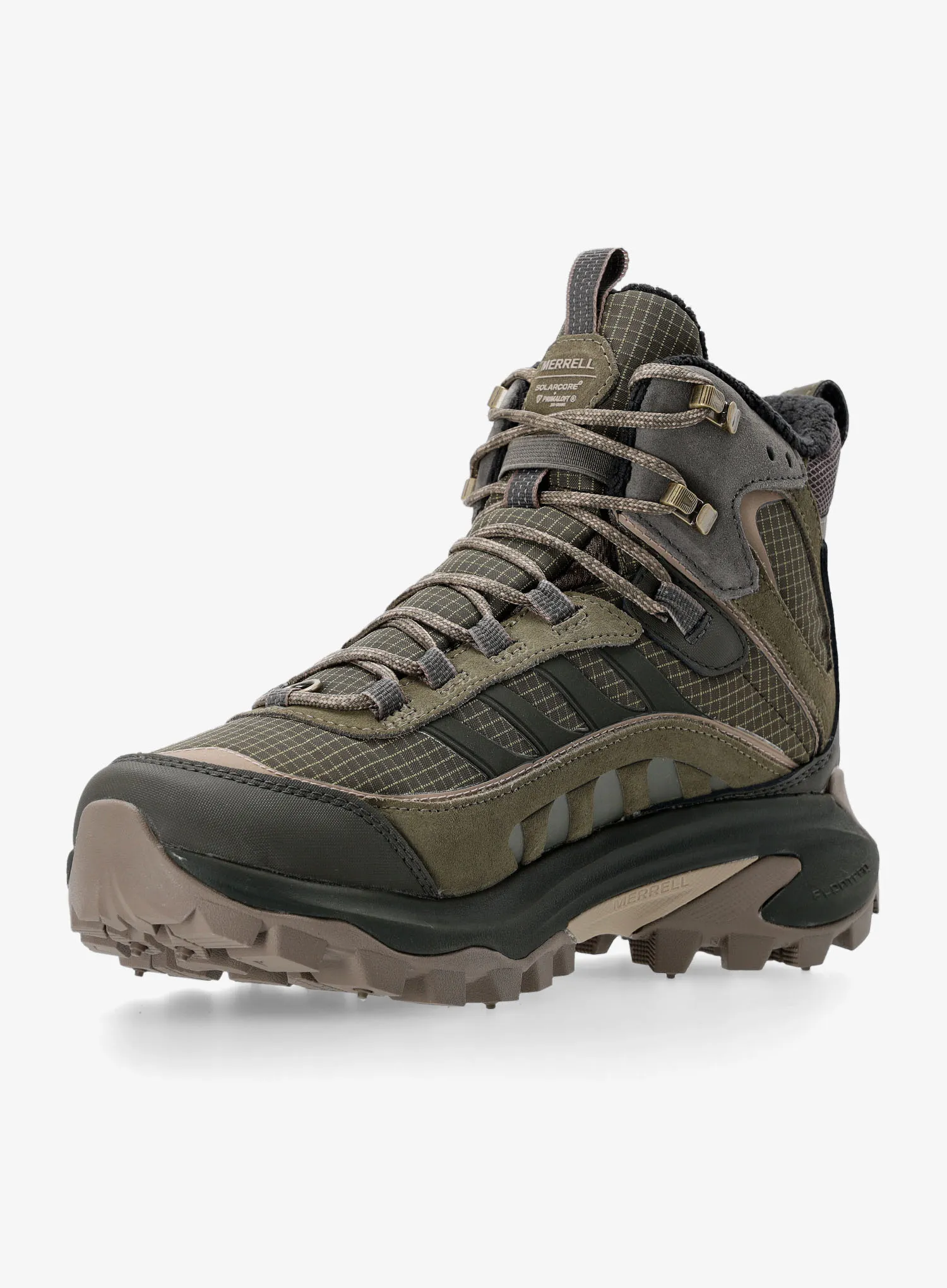 Pohodniški čevlji Merrell Moab Speed 2 Thermo Mid WP - olive