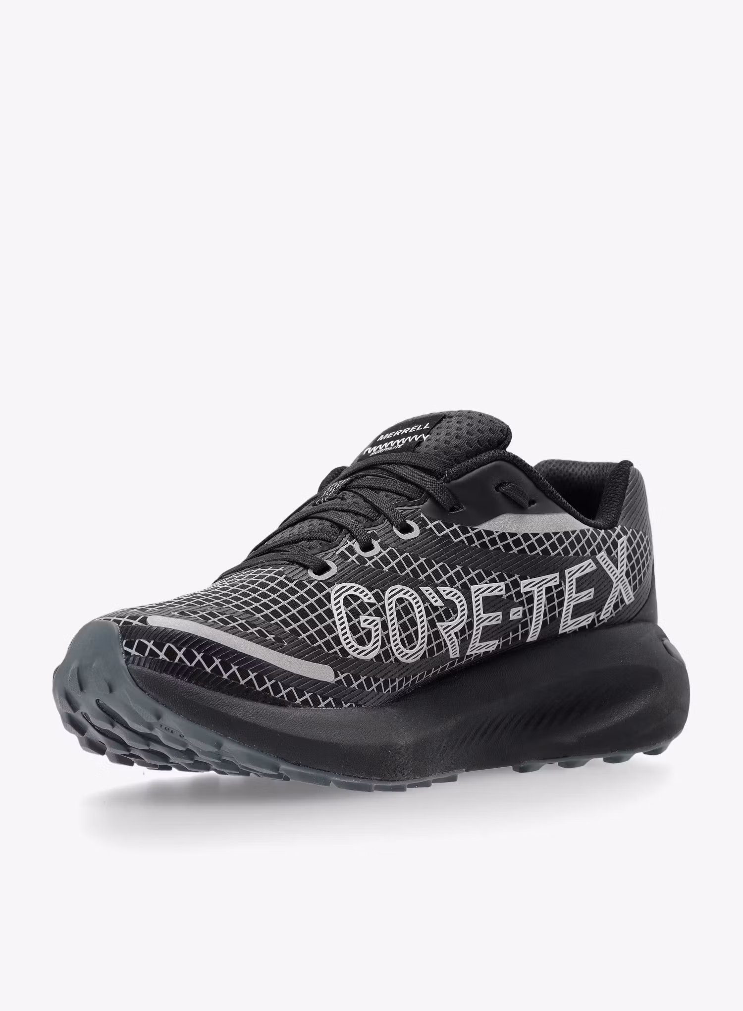 Moški tekaški čevlji Merrell Morphlite Reflective GTX - black/reflective