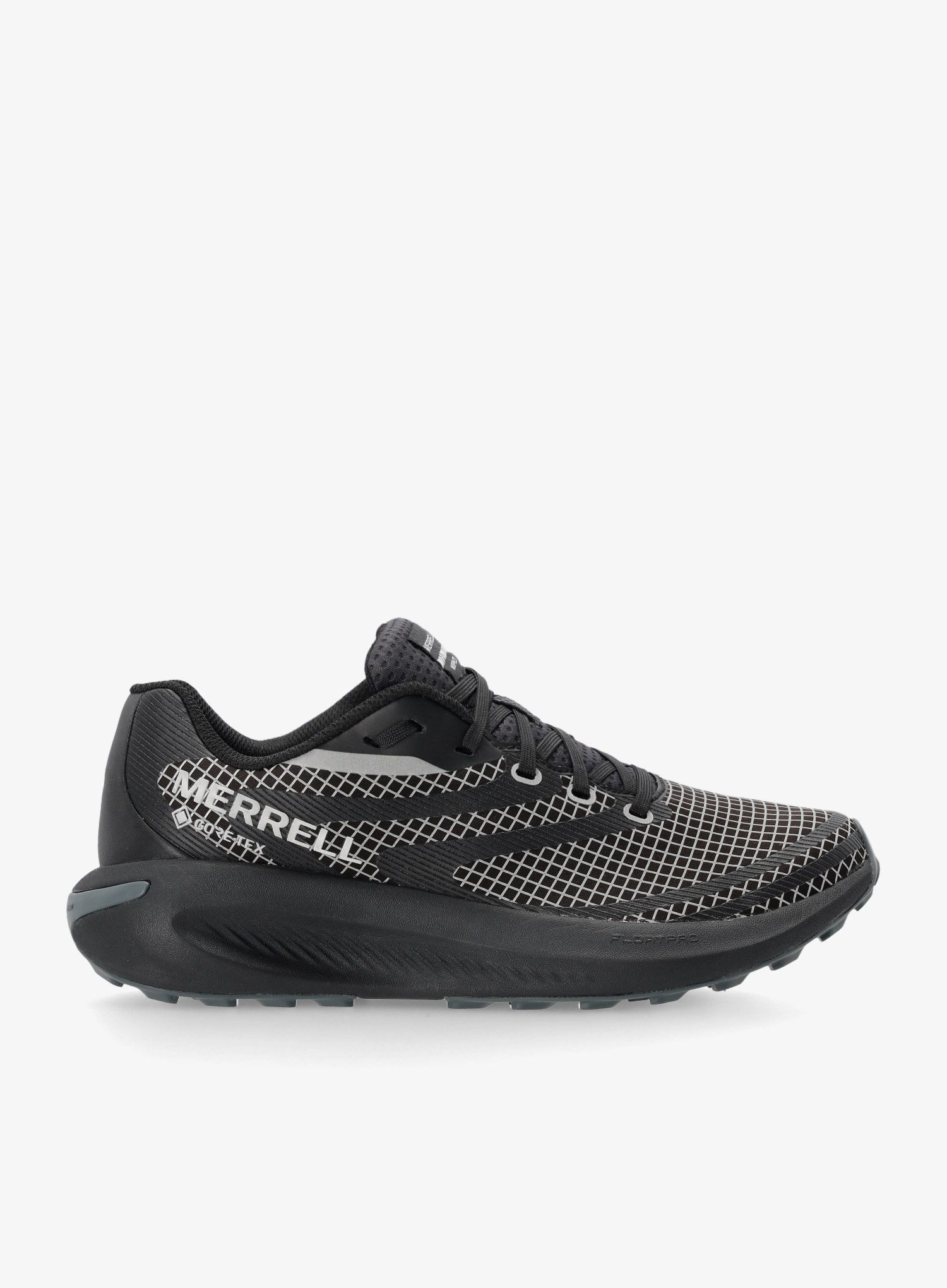 Ženski tekaški čevlji Merrell Morphlite Reflective GTX - black/reflective