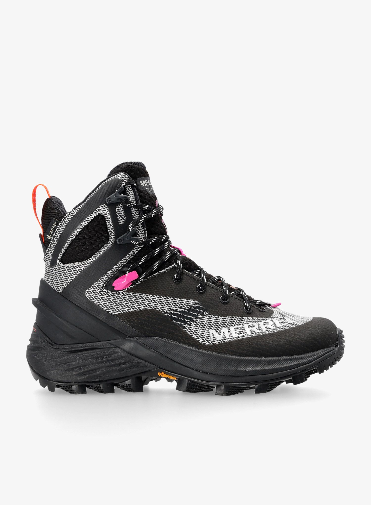 Ženski pohodniški čevlji Merrell Rogue Hiker Mid GTX - black/white