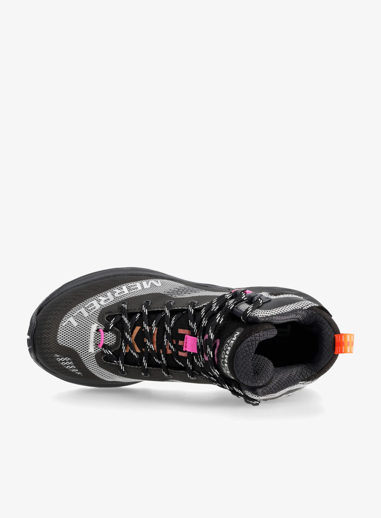 Ženski pohodniški čevlji Merrell Rogue Hiker Mid GTX - black/white