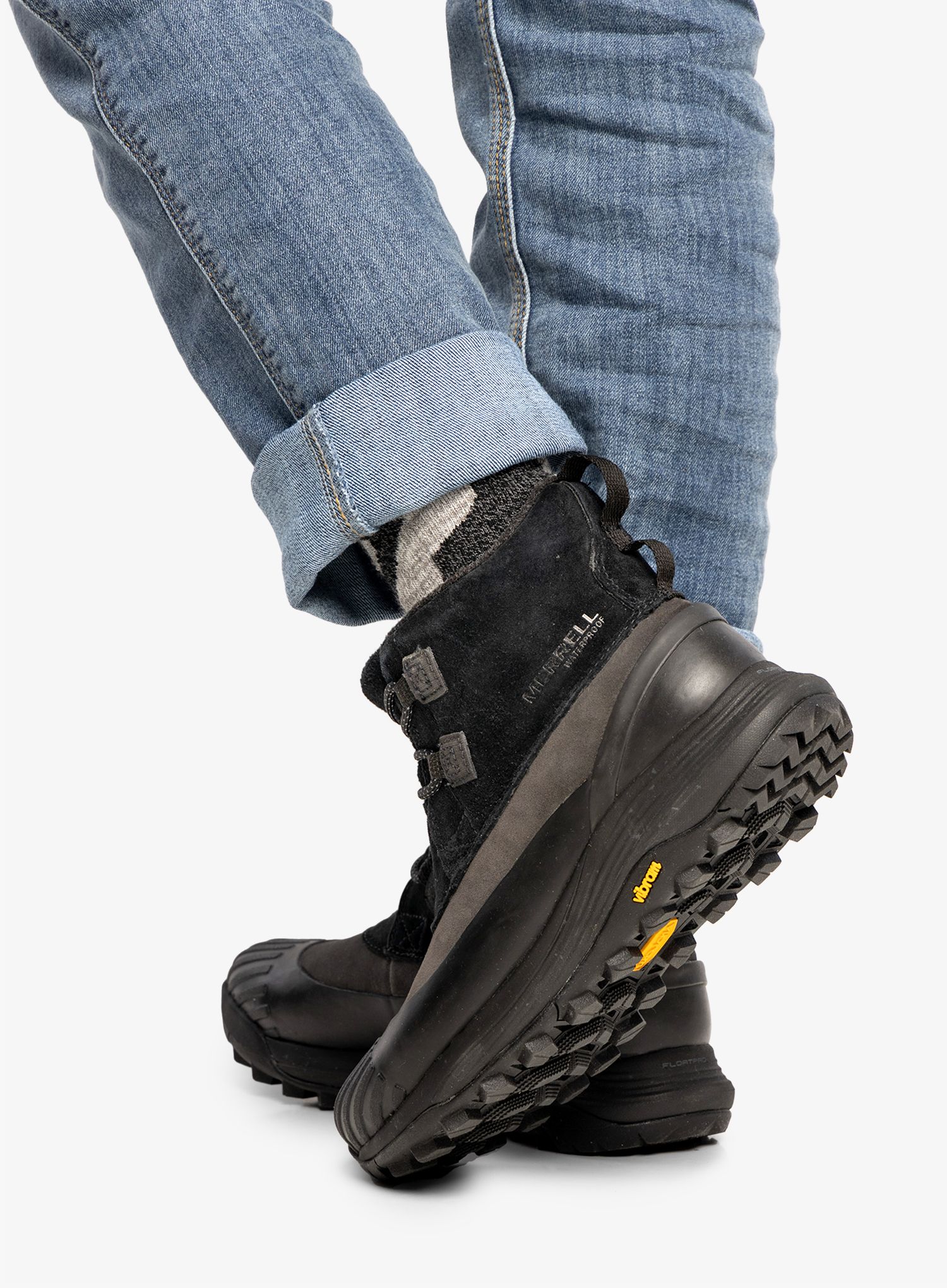 Ženski pohodniški čevlji Merrell Siren 4 Thermo Demi WP - black