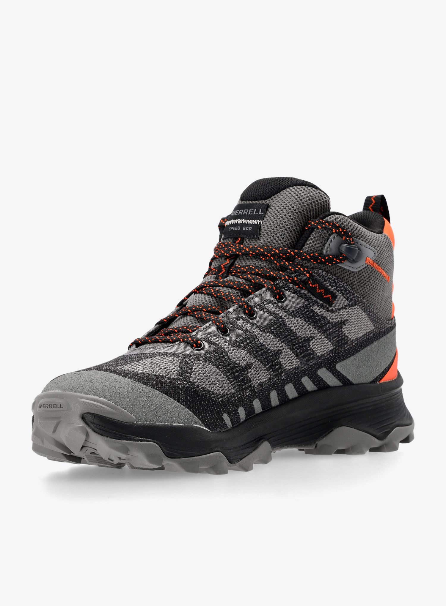 Pohodniški čevlji Merrell Speed Eco Mid WP - charcoal/tangerine