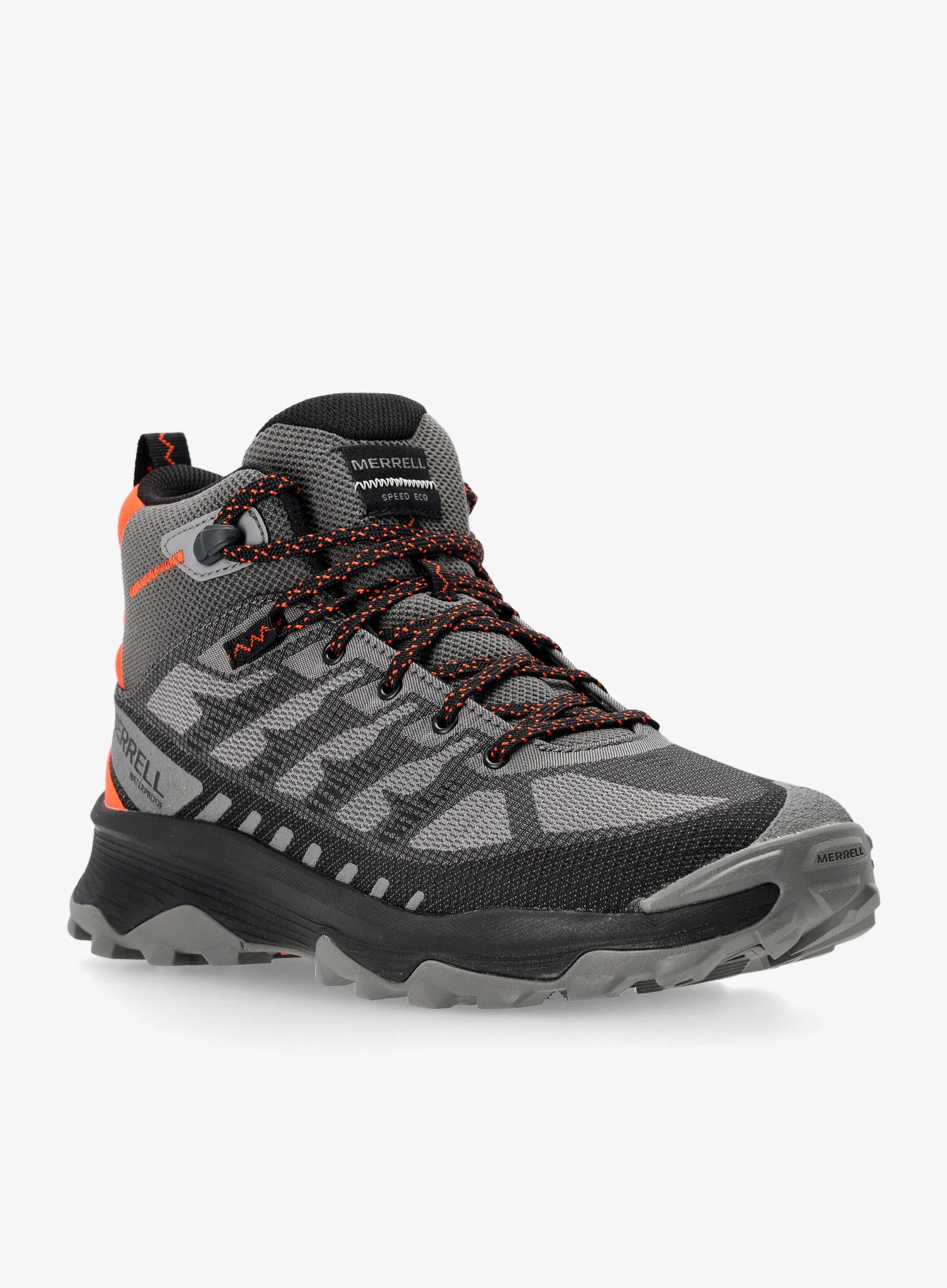 Pohodniški čevlji Merrell Speed Eco Mid WP - charcoal/tangerine
